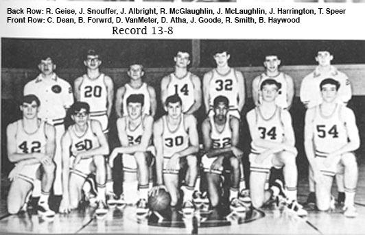 Photograph of Worthington High School Varsity Basketball Team, 1968-69 Season
