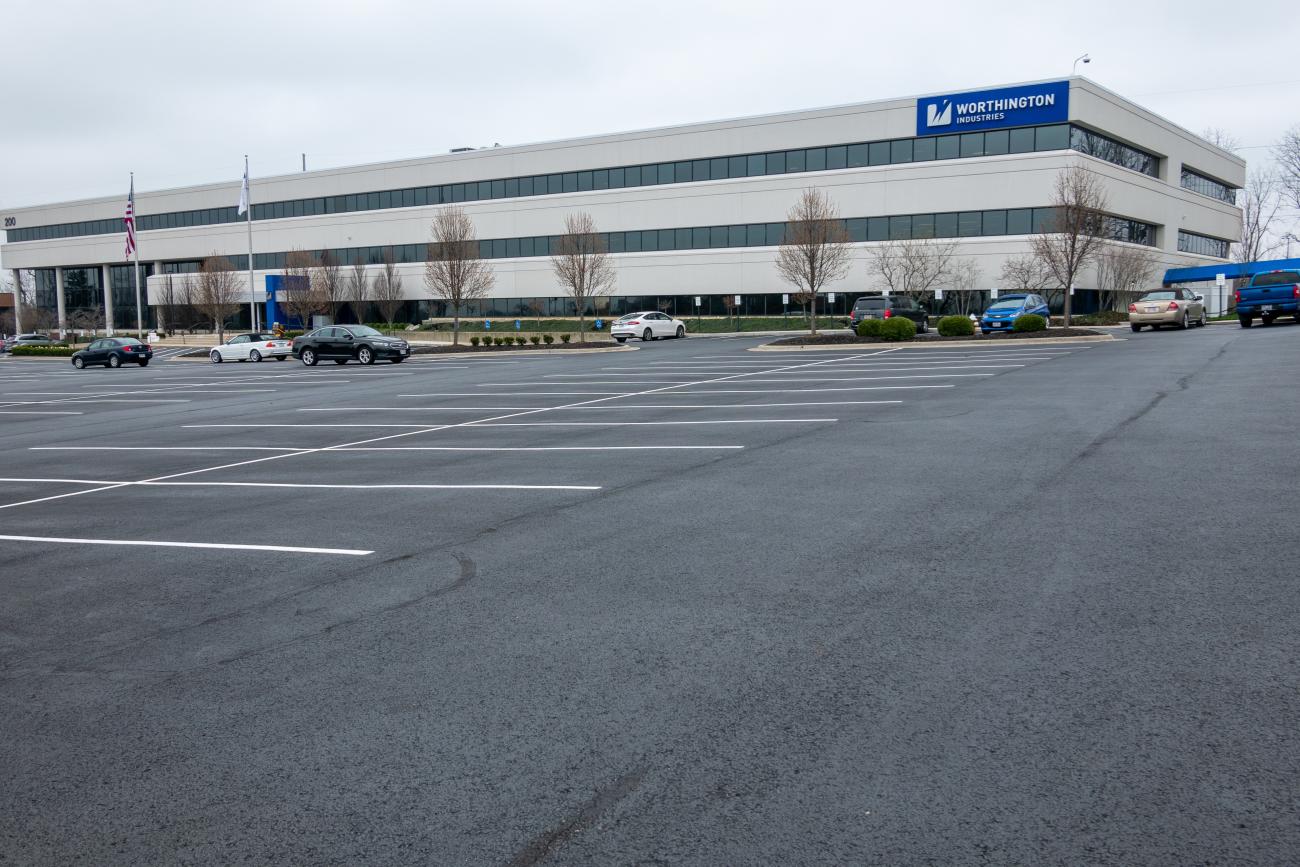 Photograph of Worthington Industries During Ohio's Stay at Home Order of 2020