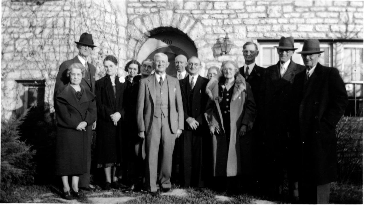 Photograph of the Brelsford's Fiftieth Wedding Anniversary