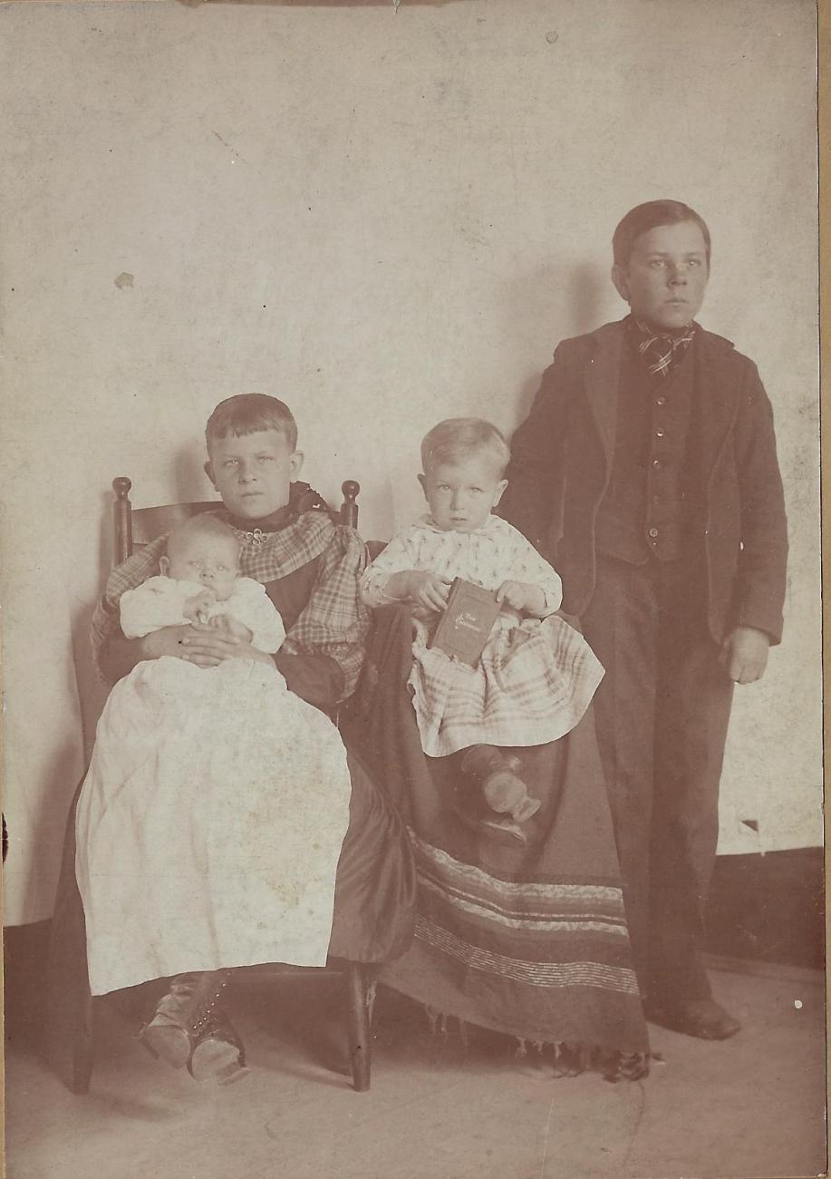 Photograph of the Children of John and Stella Wilcox