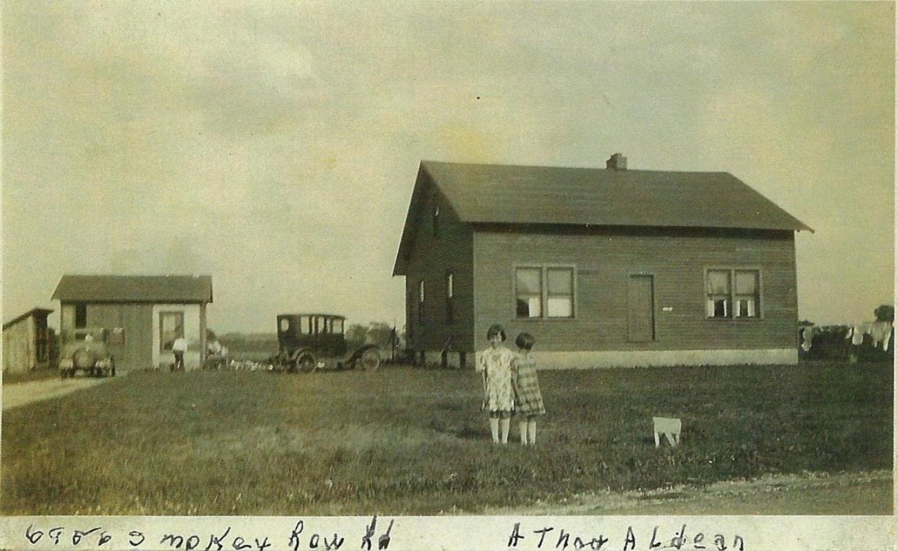 Photograph of the Home of Orville "Doc" Wilcox on Smokey Row Road