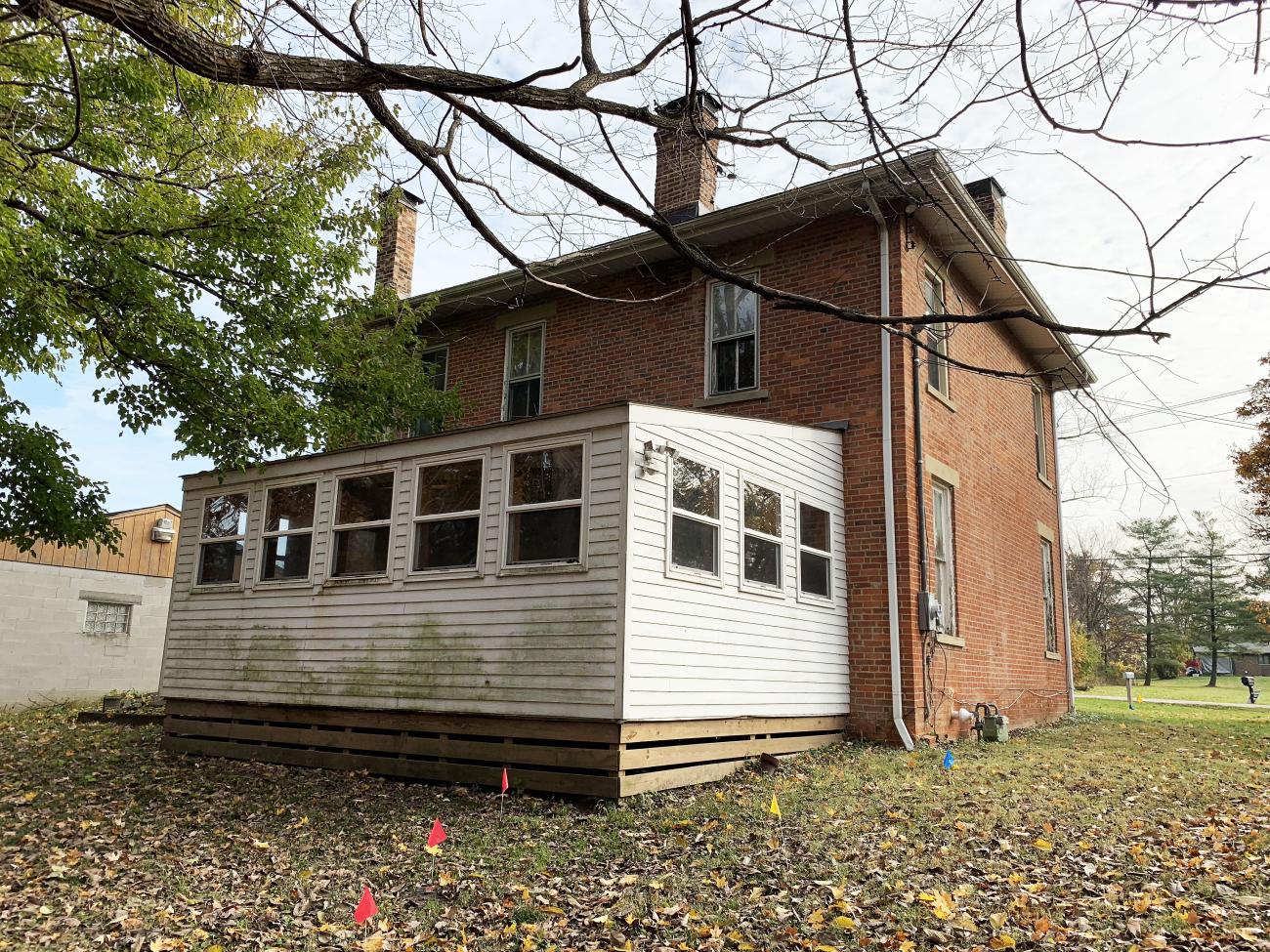 Photograph of the Rear (West Side) of the Historic Gardner Homestead