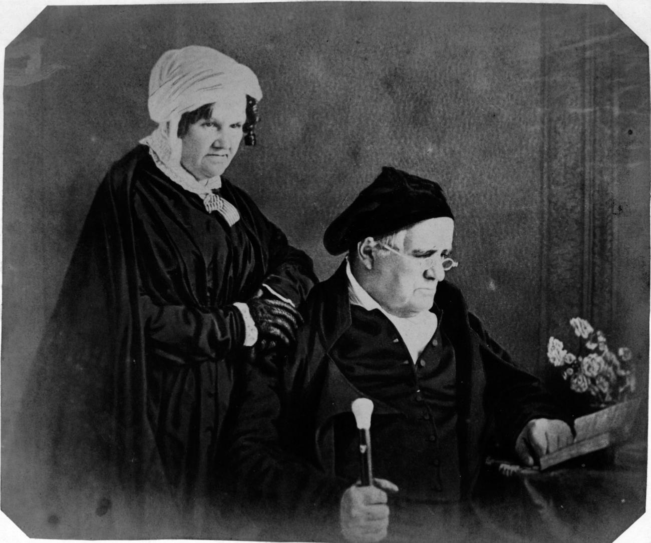 Portrait, Bishop Philander Chase and second wife, Sophia May Ingraham