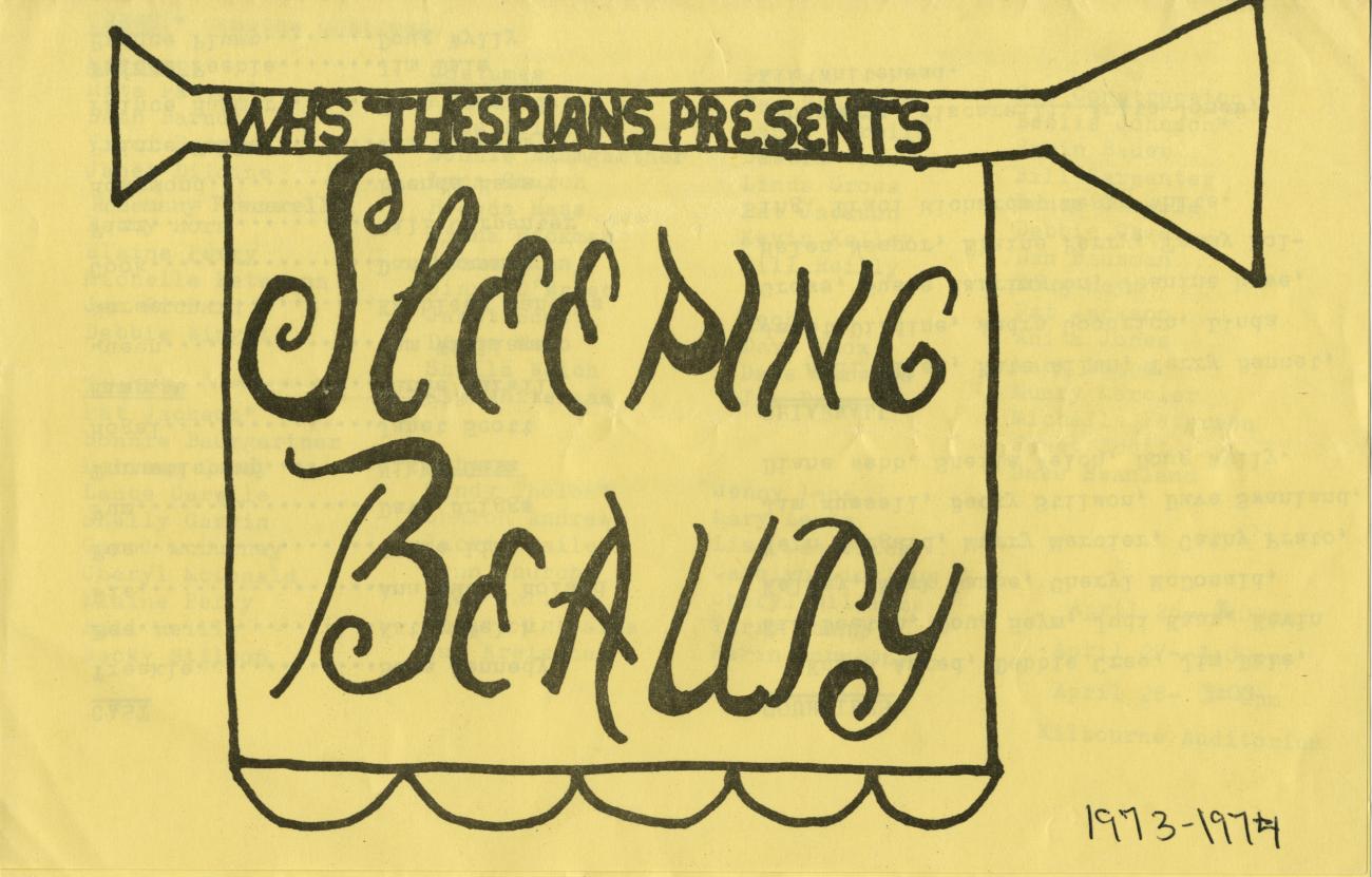 Program for the Worthington High School Production of "Sleeping Beauty"
