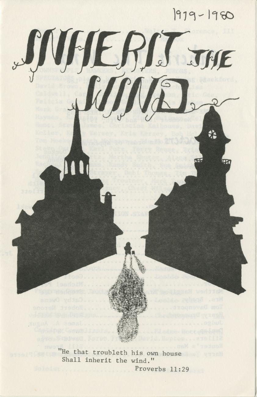 Program for the Worthington High School Production of "Inherit the Wind"