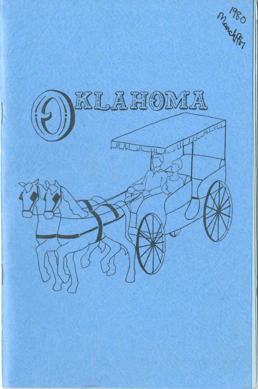 Program for the Worthington High School Production of "Oklahoma"