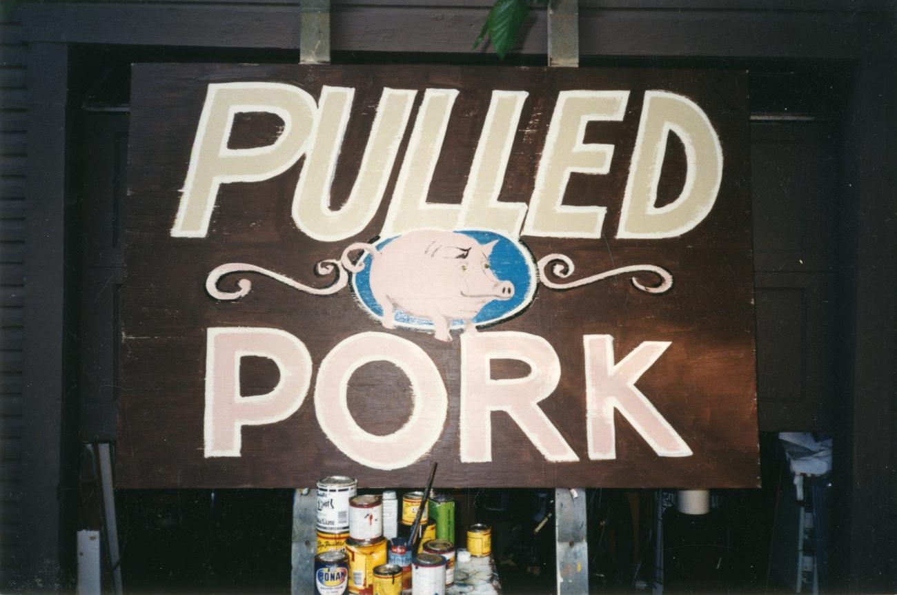 "Pulled Pork" Painting for the Pig Iron BBQ