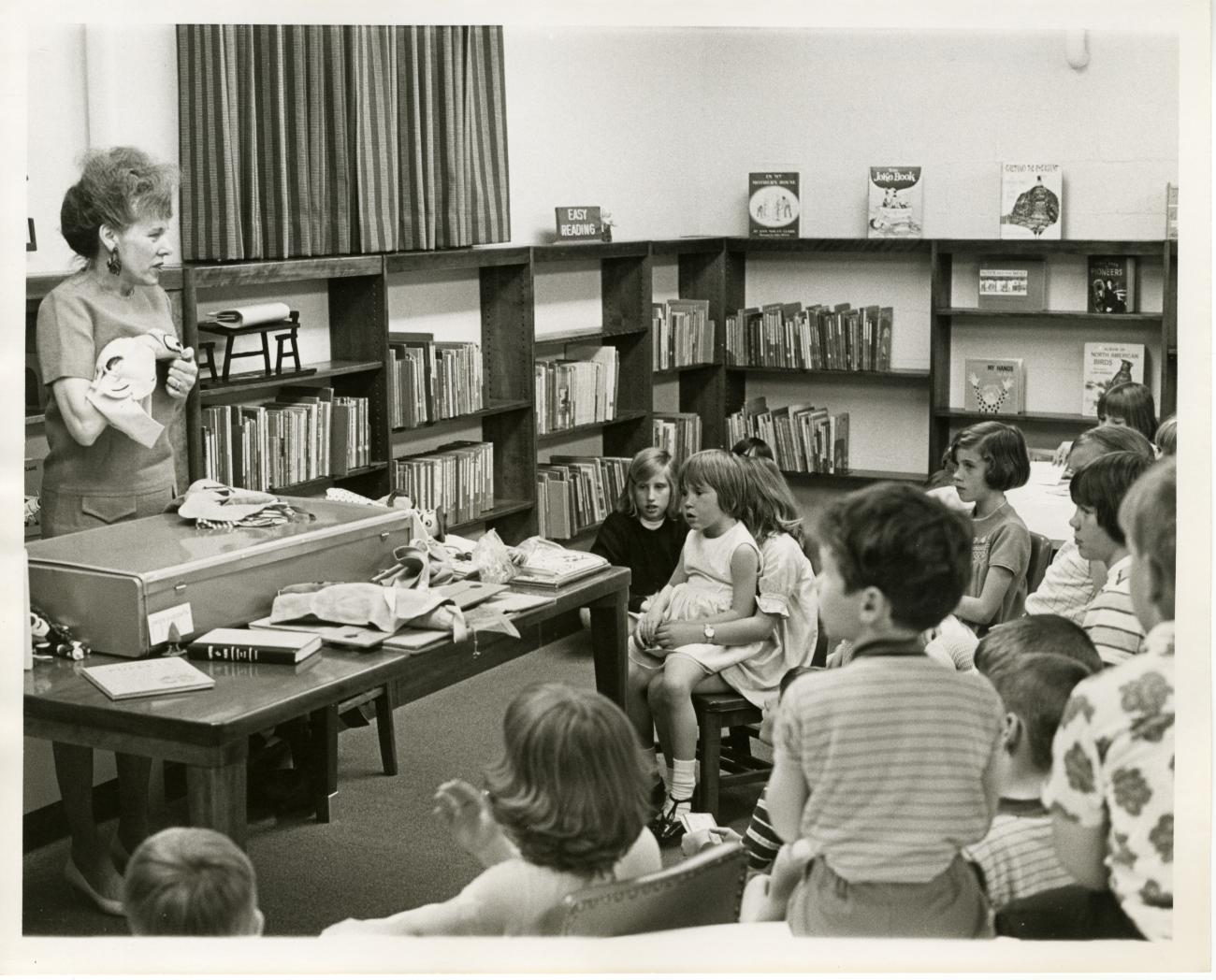 Puppet Show at the Worthington Public Library's National Library Week Celebration, 1968