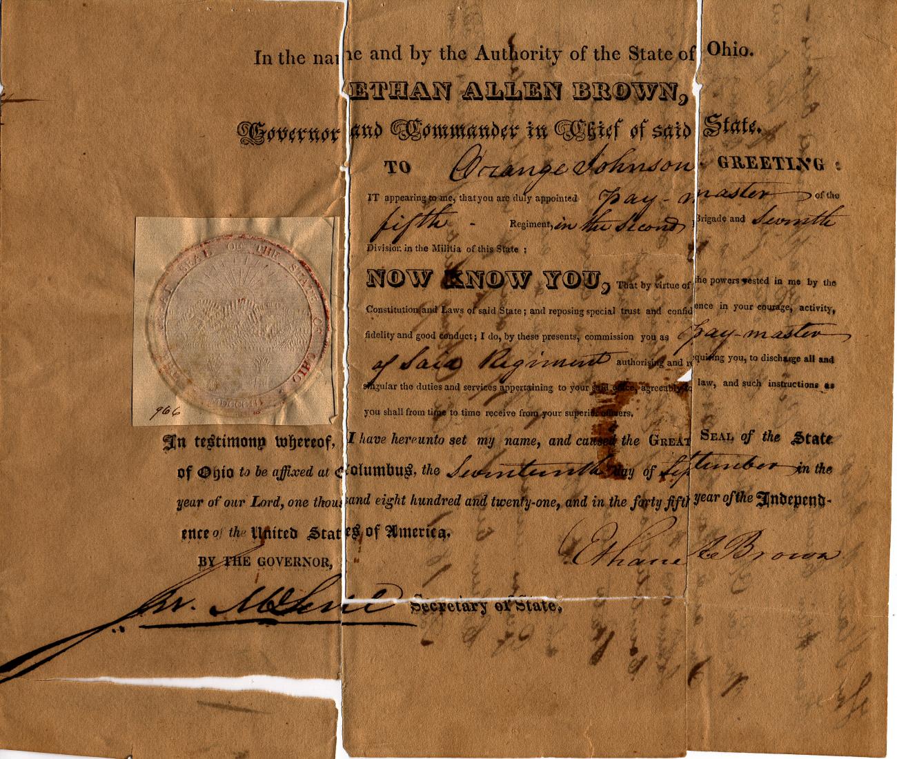 State Militia Paymaster Commission