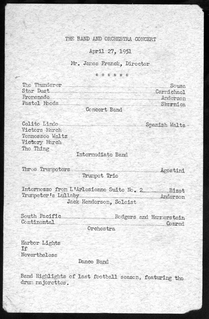 The Band and Orchestra Concert