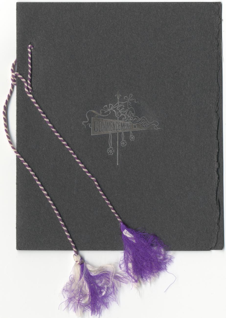 The Class of 1903 of the Worthington High School Commencement Exercises