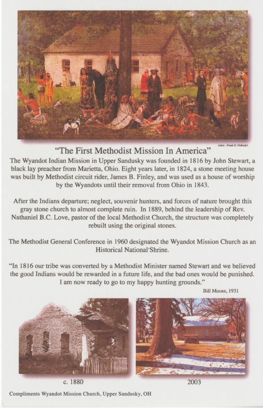 The First Methodist Mission in America