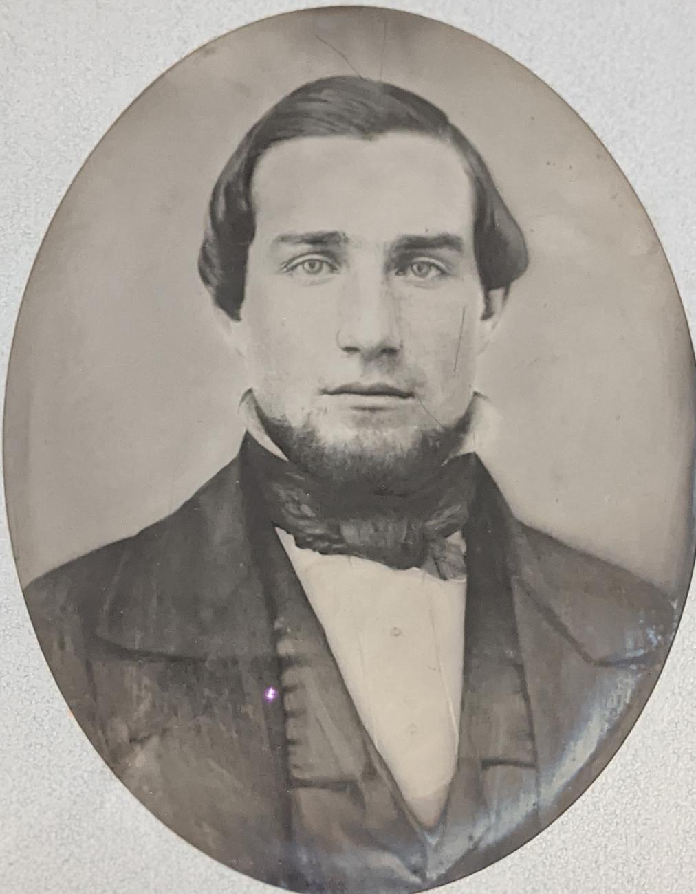 Tintype photograph of Adolphus Tuller