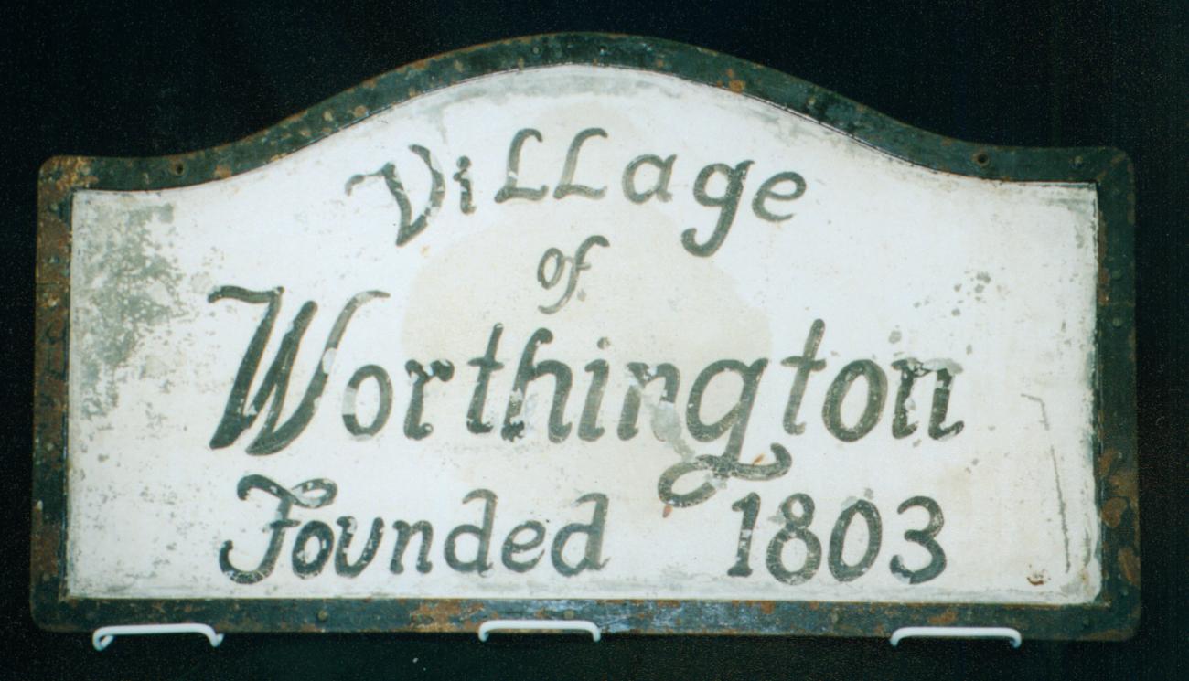 Village of Worthington Marker