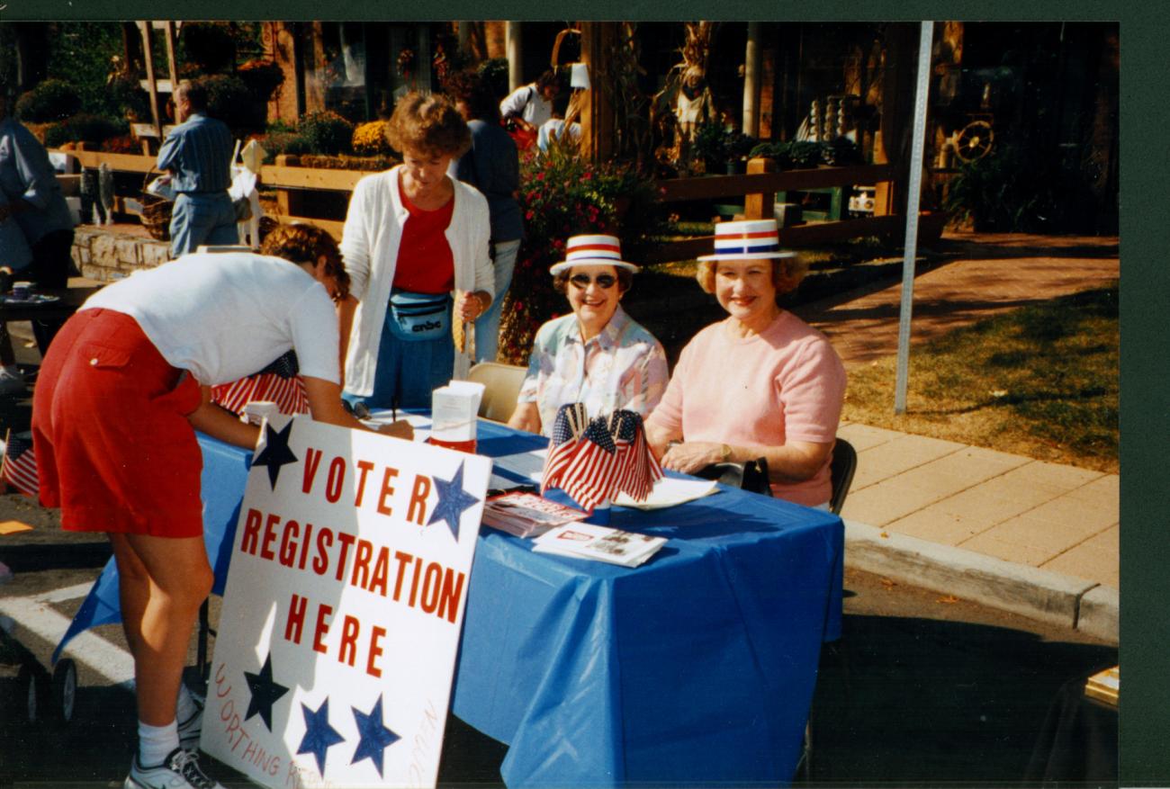 Voter Registration Booth