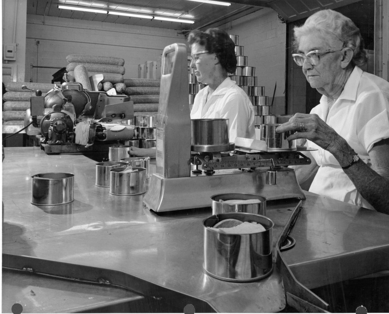 Workers at Worthington Foods Plant