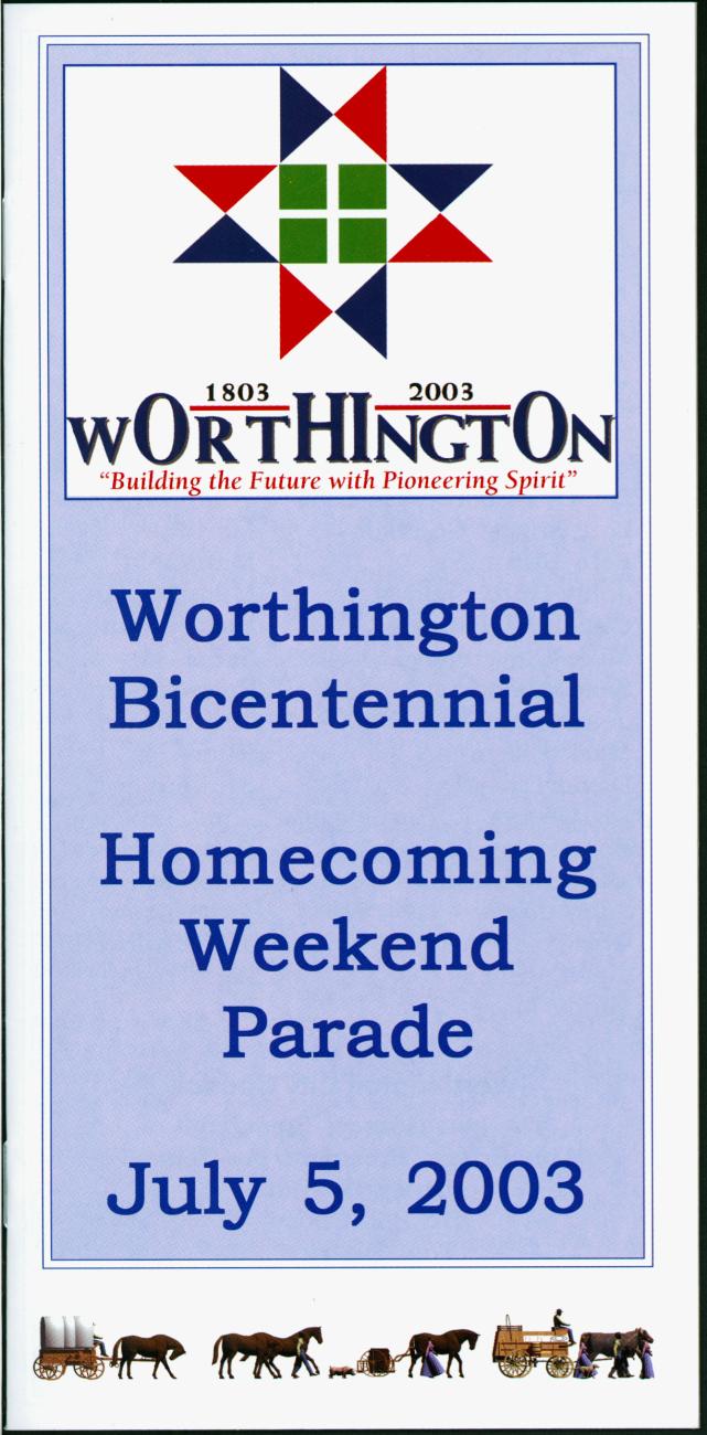 Worthington Bicentennial Homecoming Weekend Parade