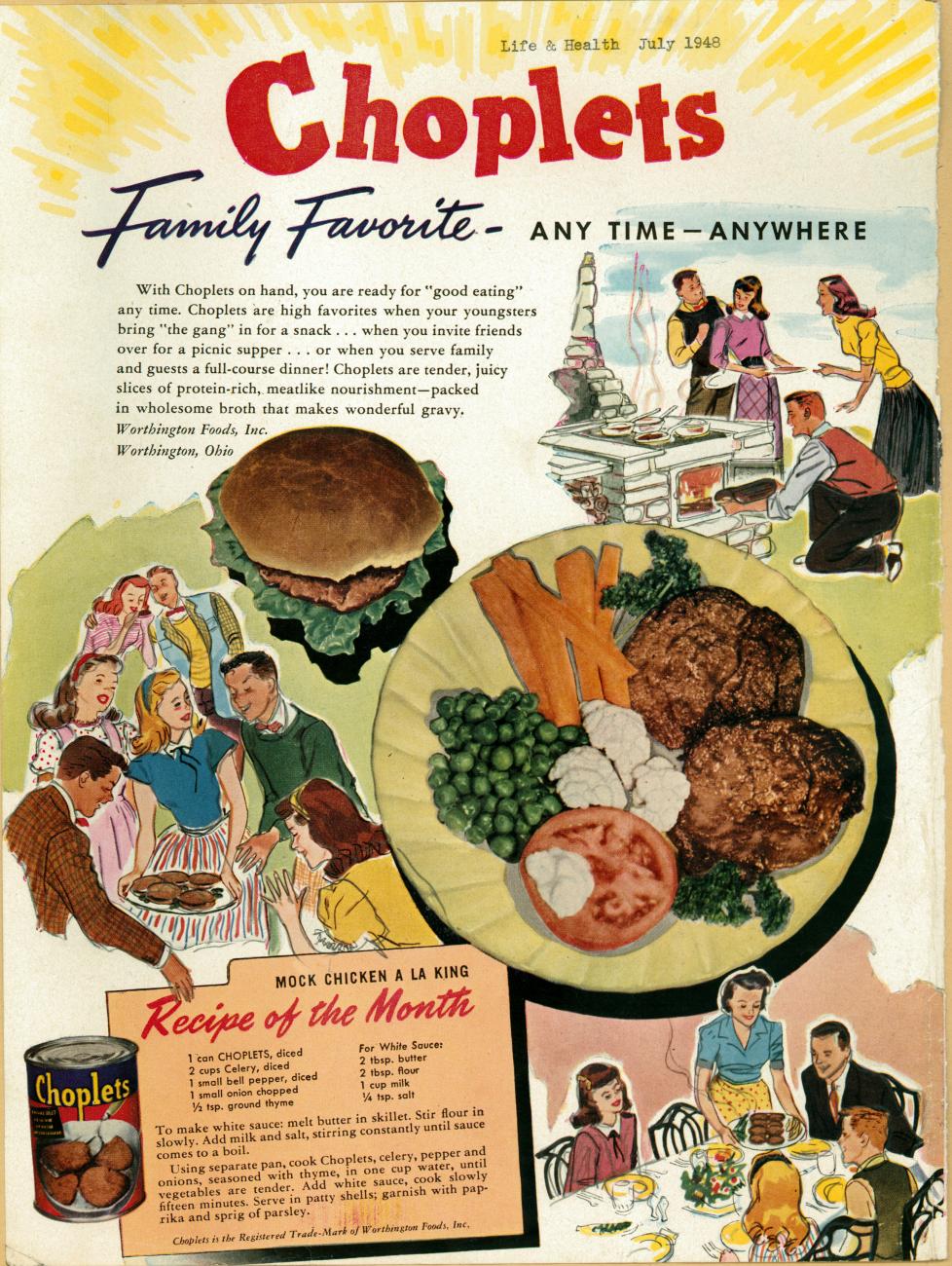 Worthington Foods Advertisement