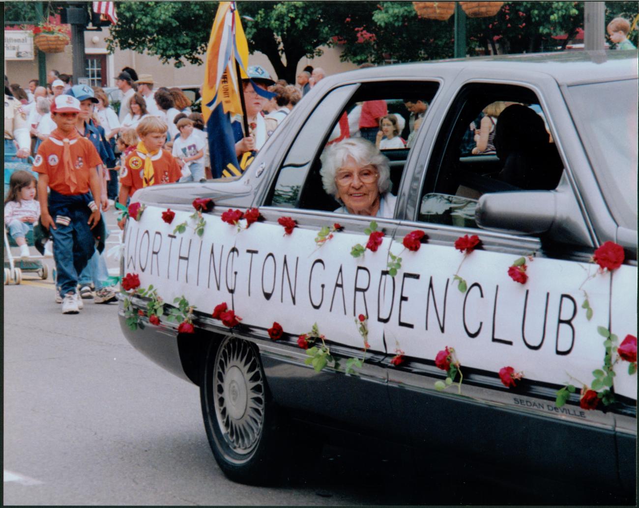 Worthington Garden Club Fourth of July Parade Entry