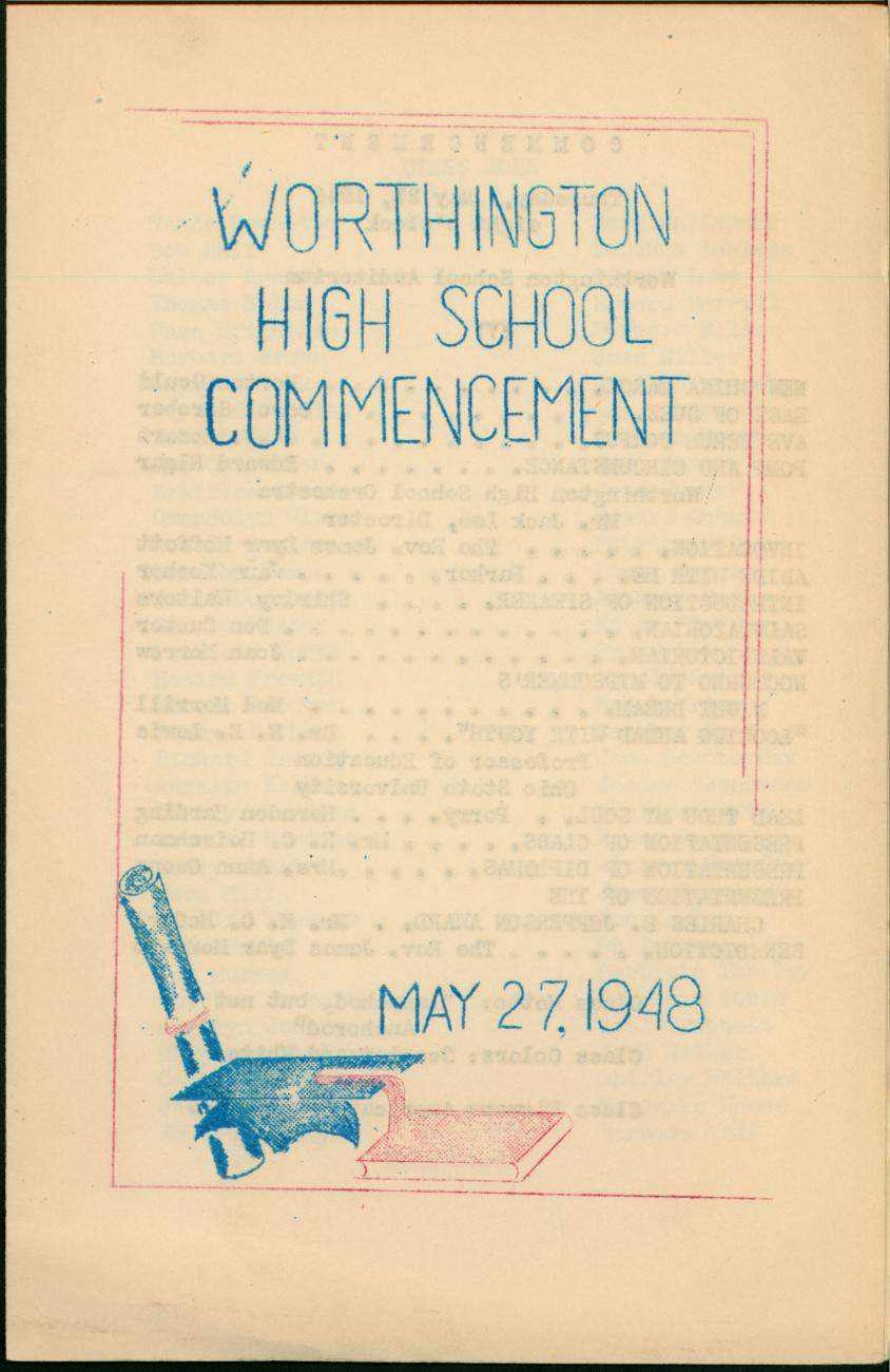 Worthington High School Commencement 1948