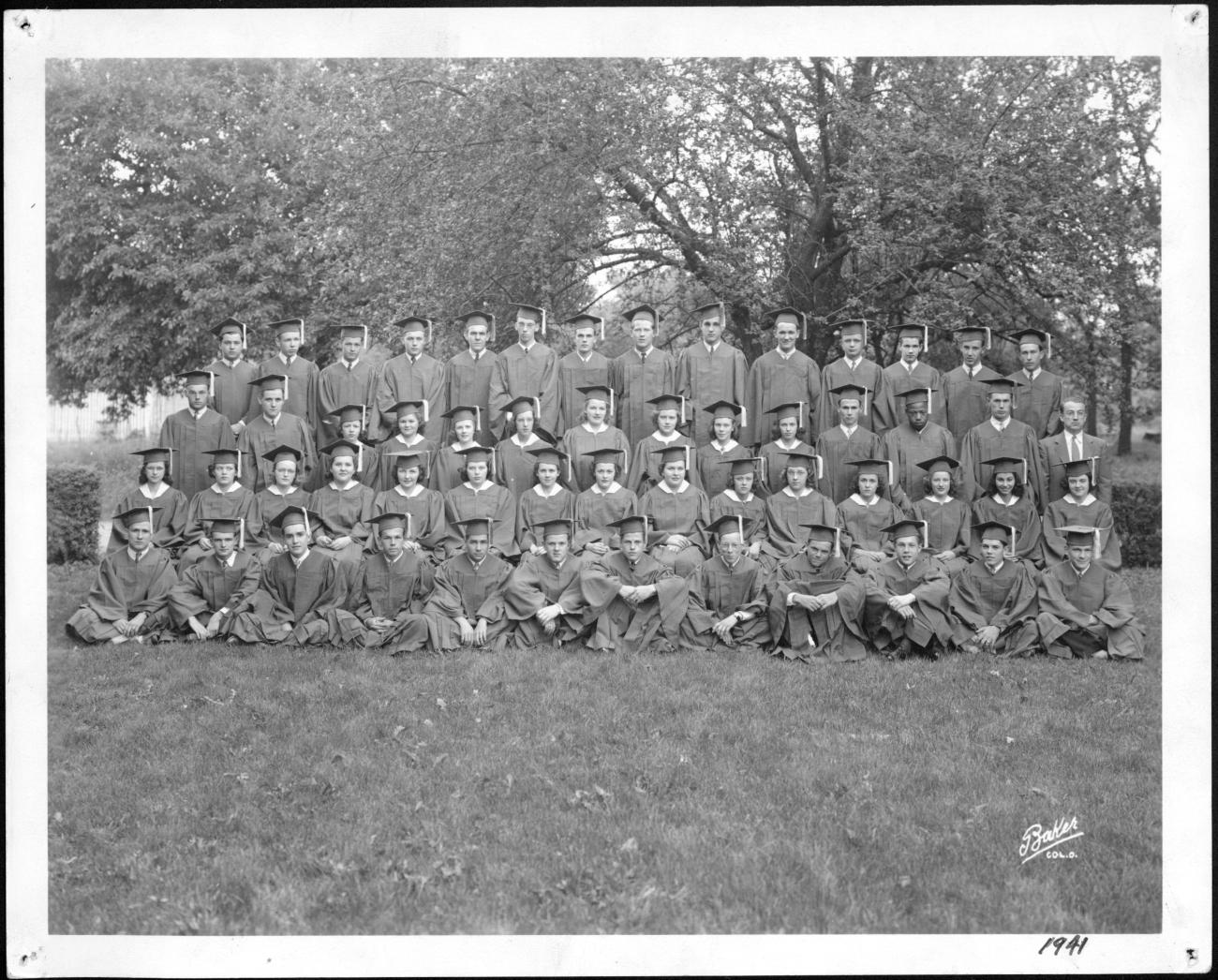 Worthington High School Graduating Class Picture