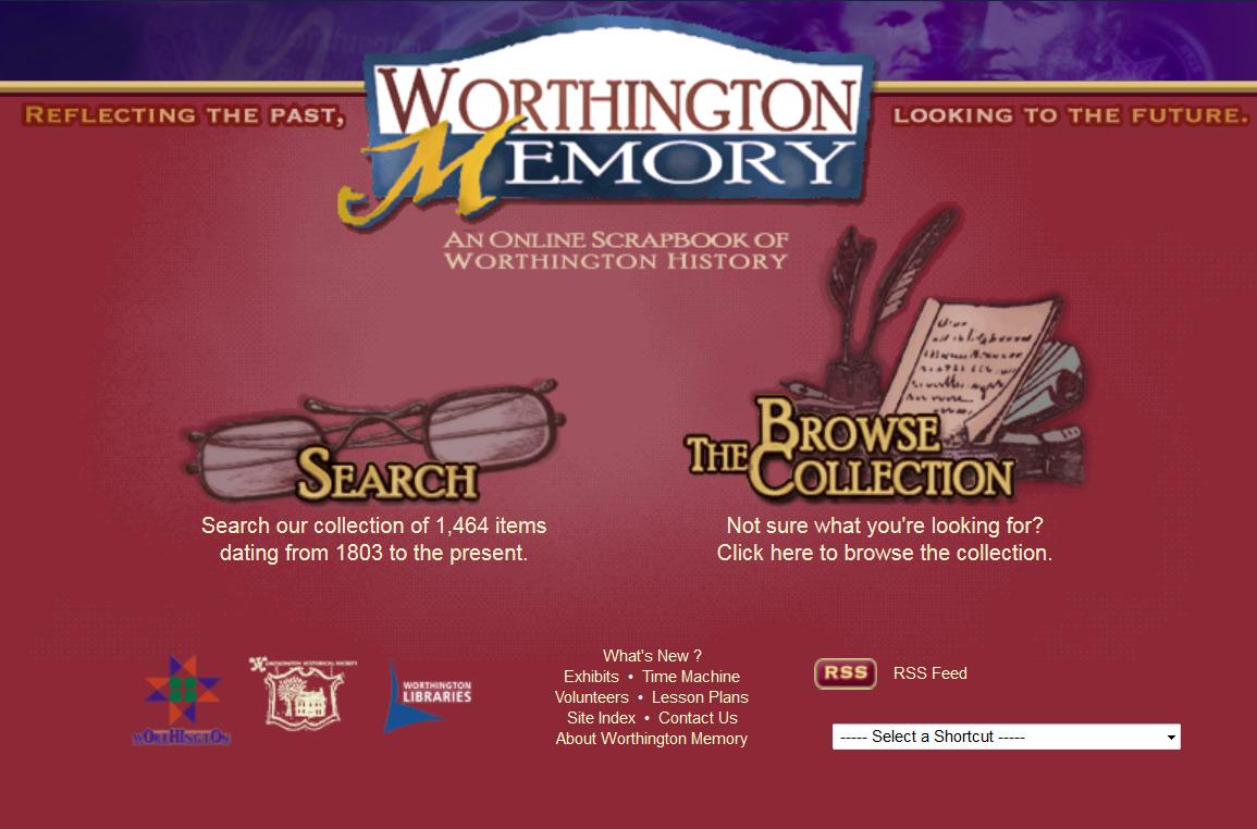 Worthington Memory Homepage, 2002-2015