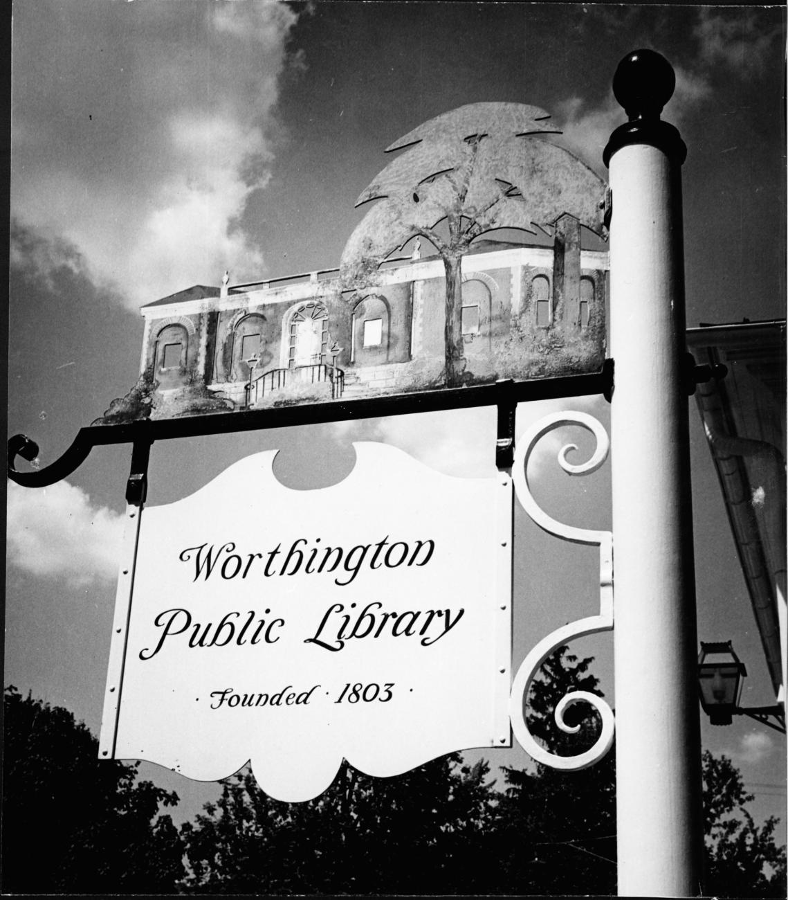 Worthington Public Library Marker