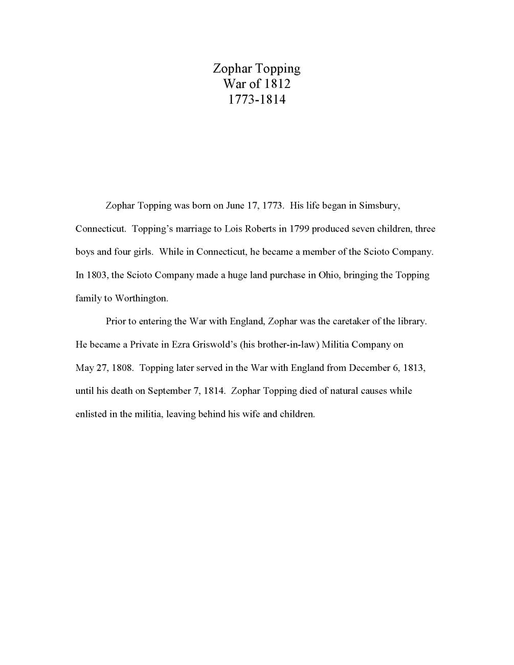 Worthington Veteran Project