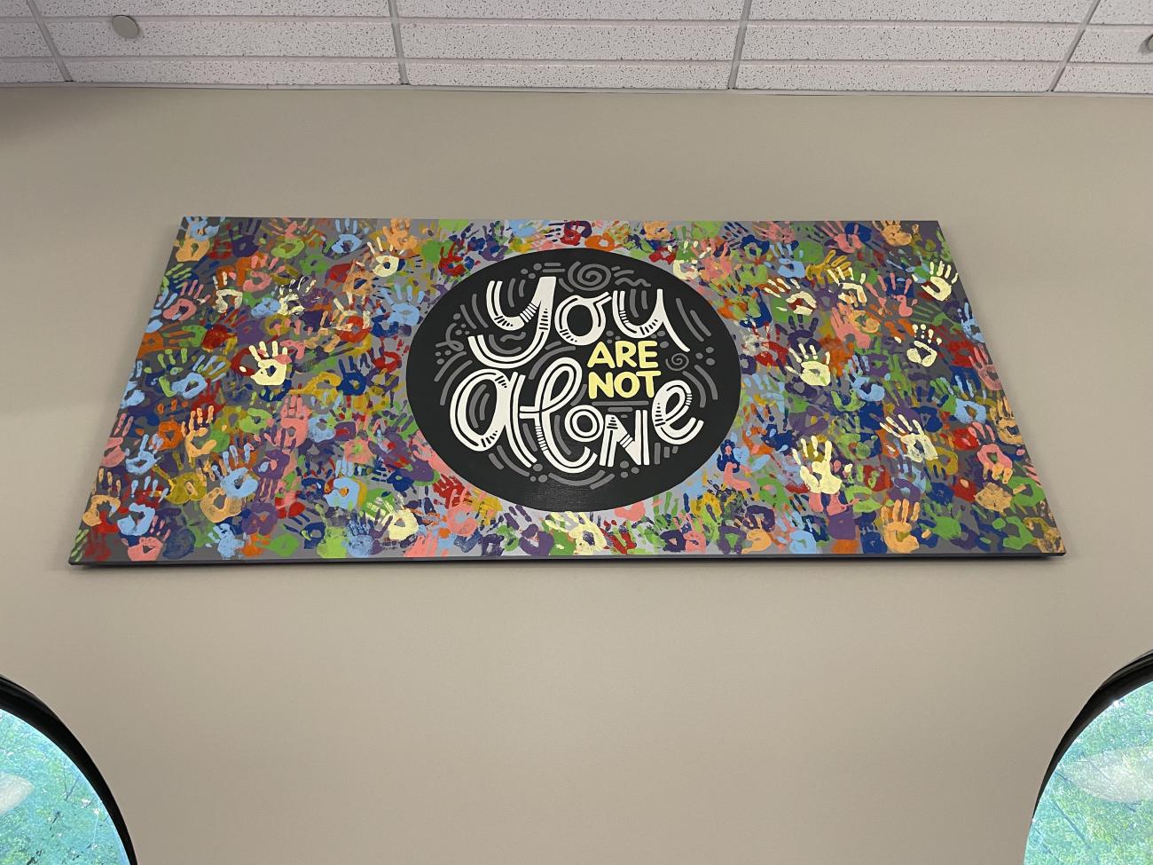 "You Are Not Alone" Mural at the Old Worthington Library