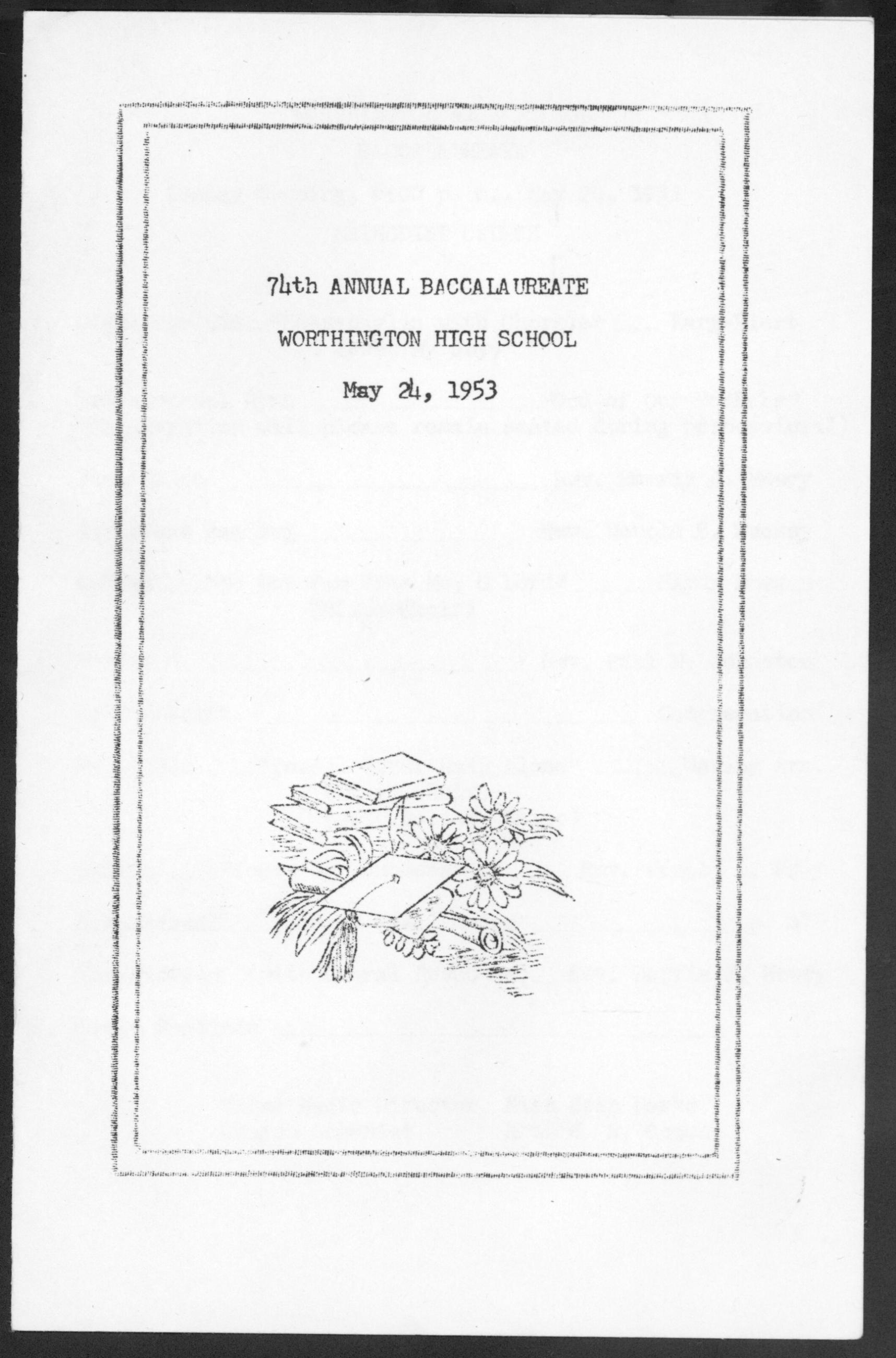 74th Annual Baccalaureate