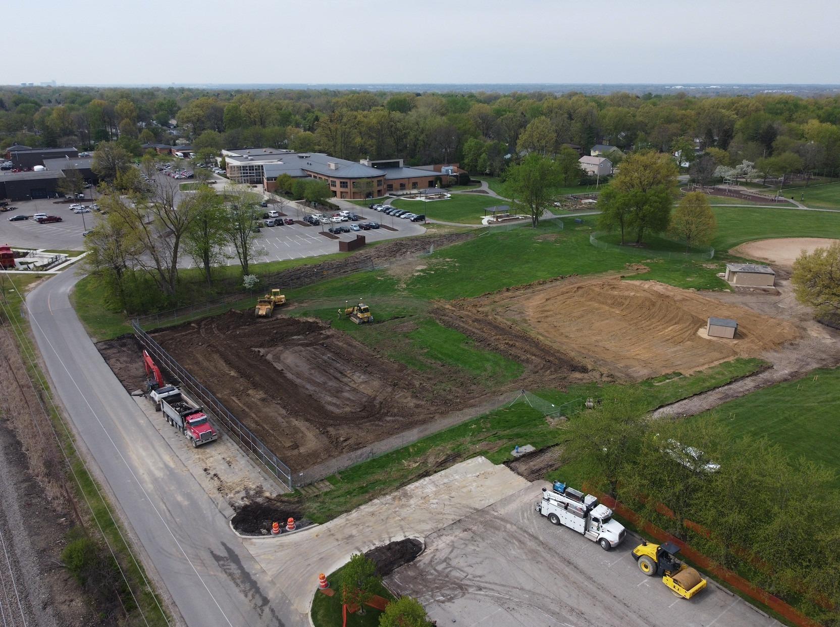Aerial Photo of Phase II Renovations at McCord Park