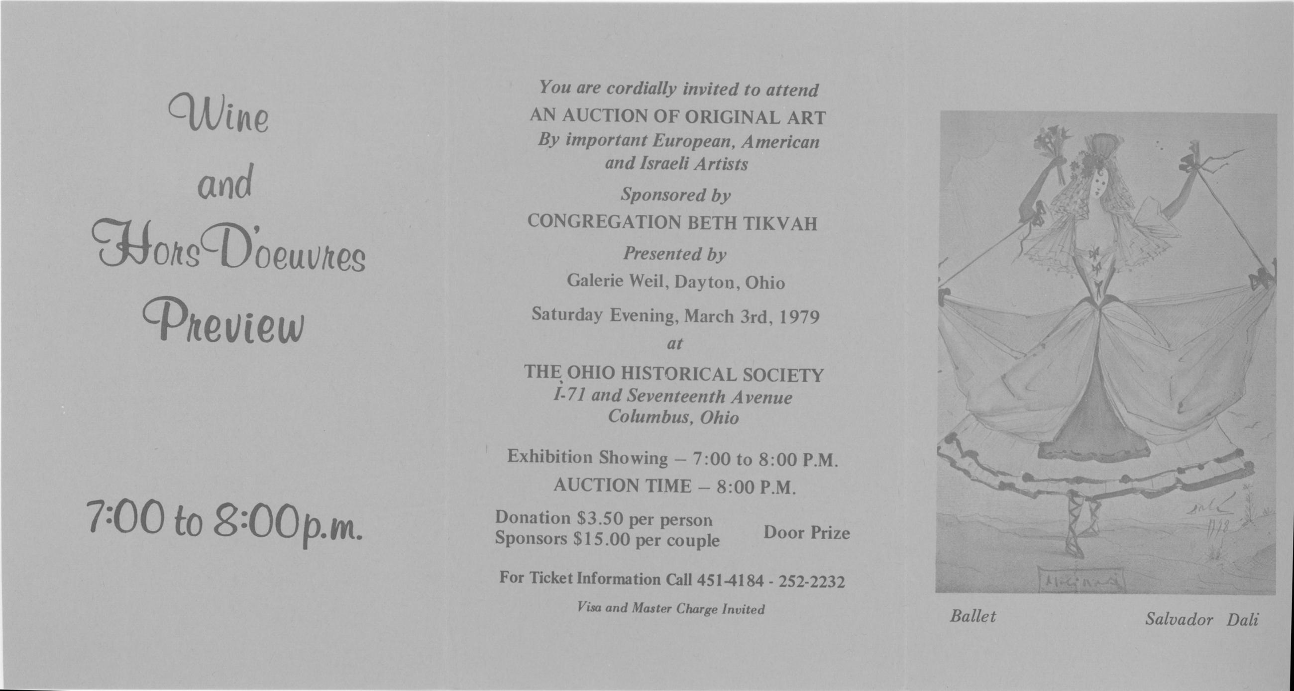 Art Auction Program