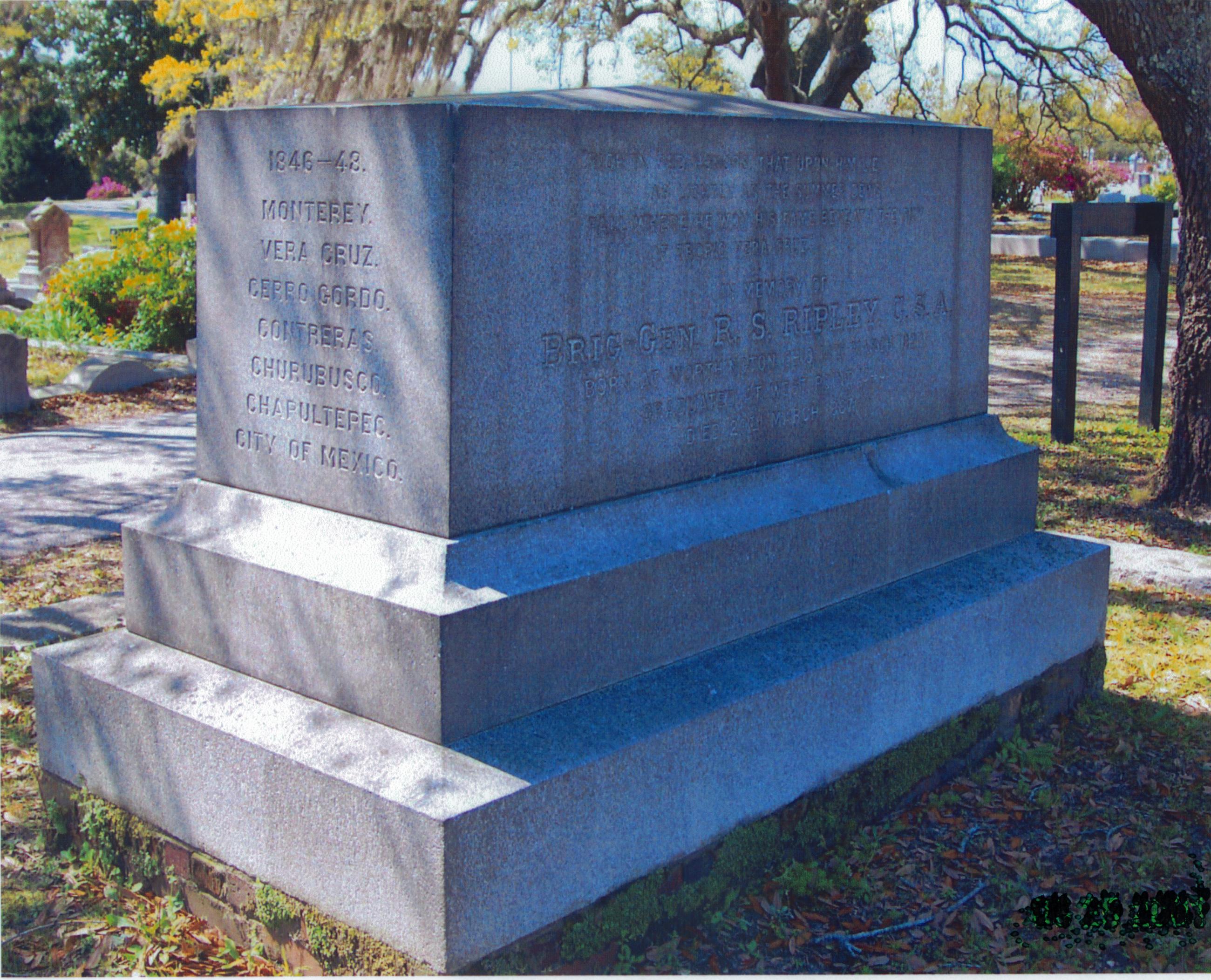 Brigadier General Roswell S. Ripley Monument