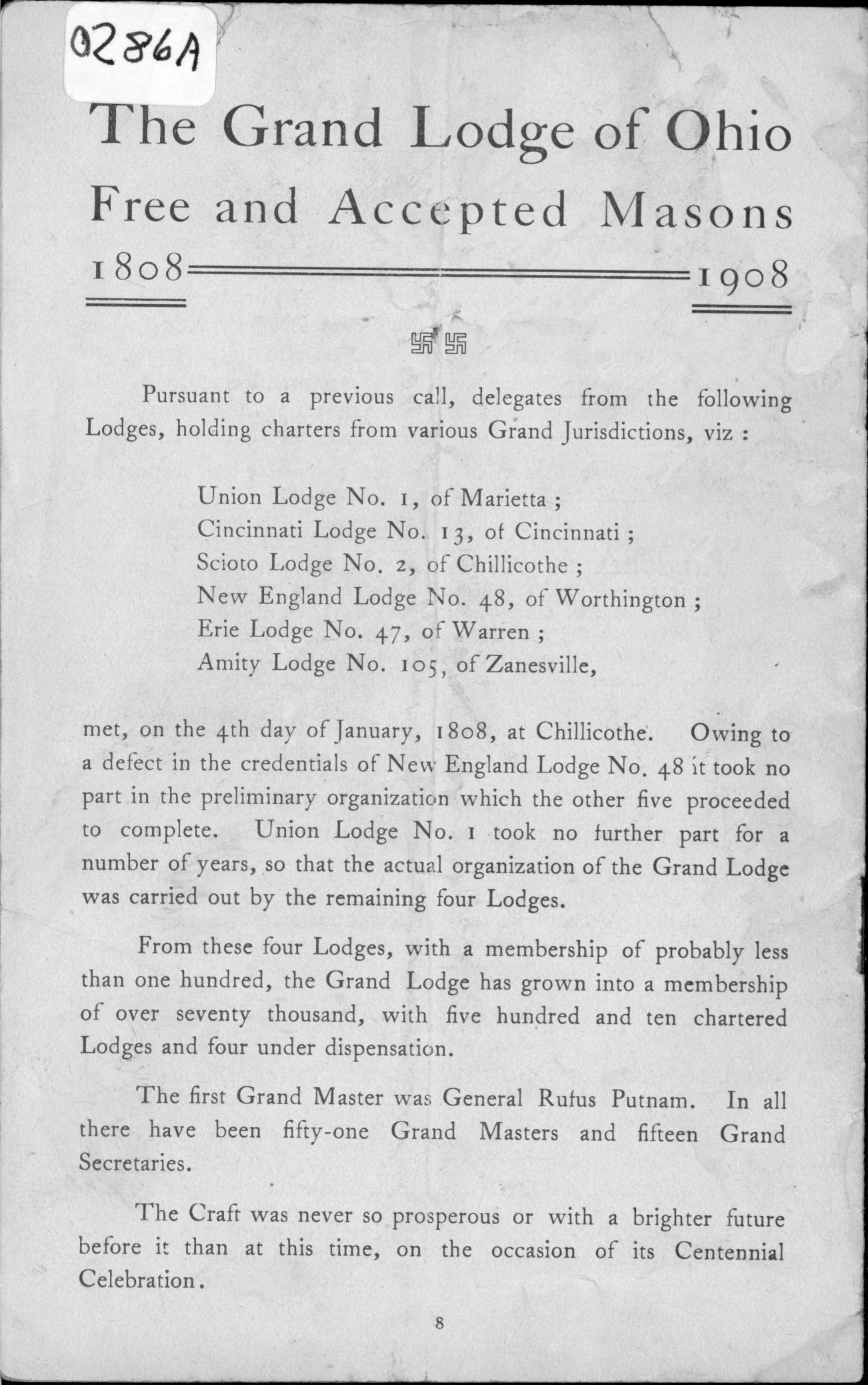 Centennial Celebration Program