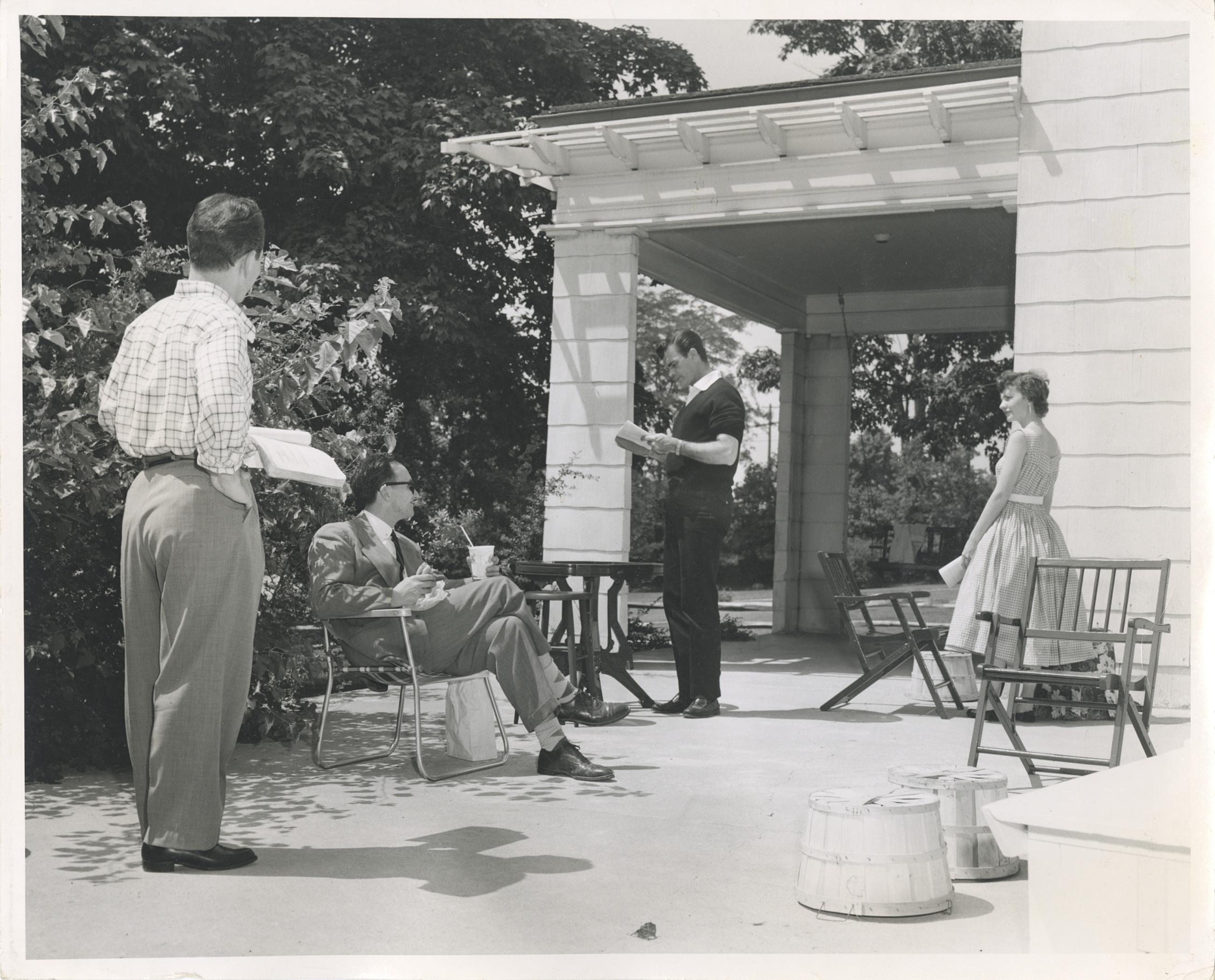 Edward Ludlum, Joseph Weaver, Joel Thomas and Yvonne Clifford of Playhouse on the Green