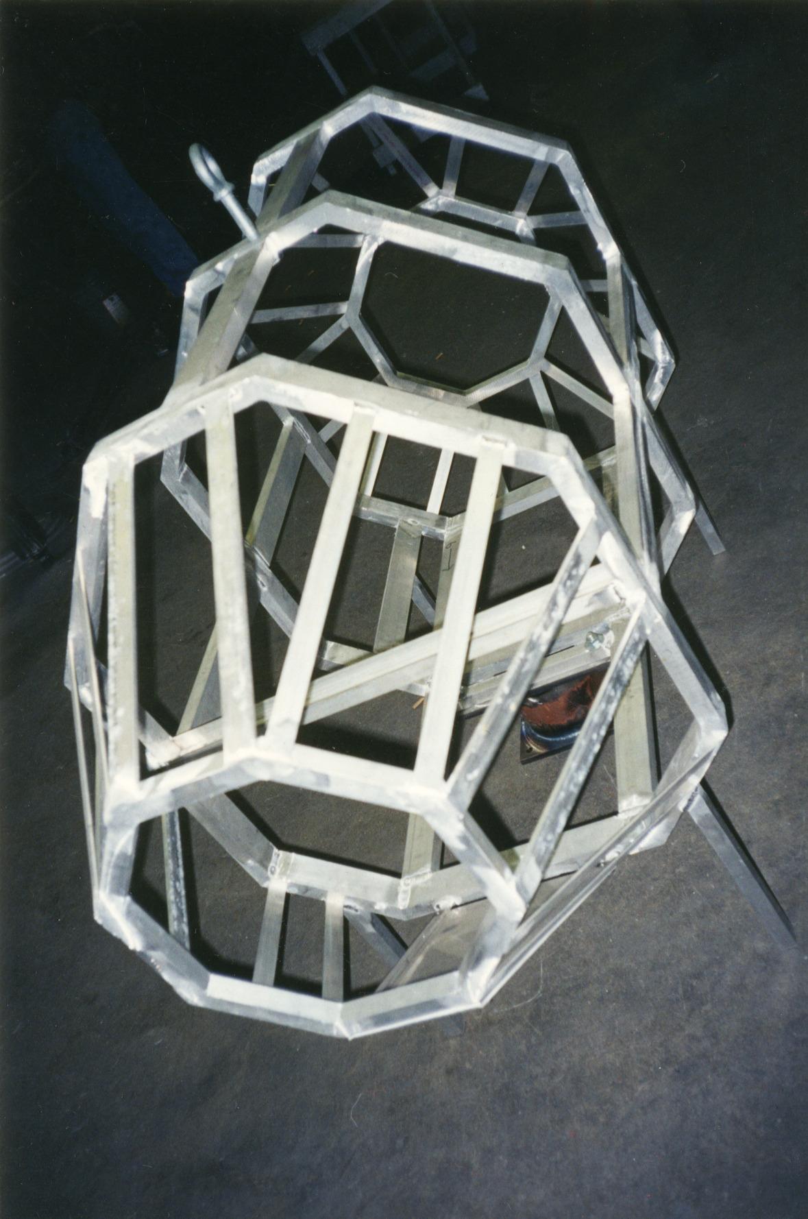 Frame of the Pig Iron BBQ Pig Statue