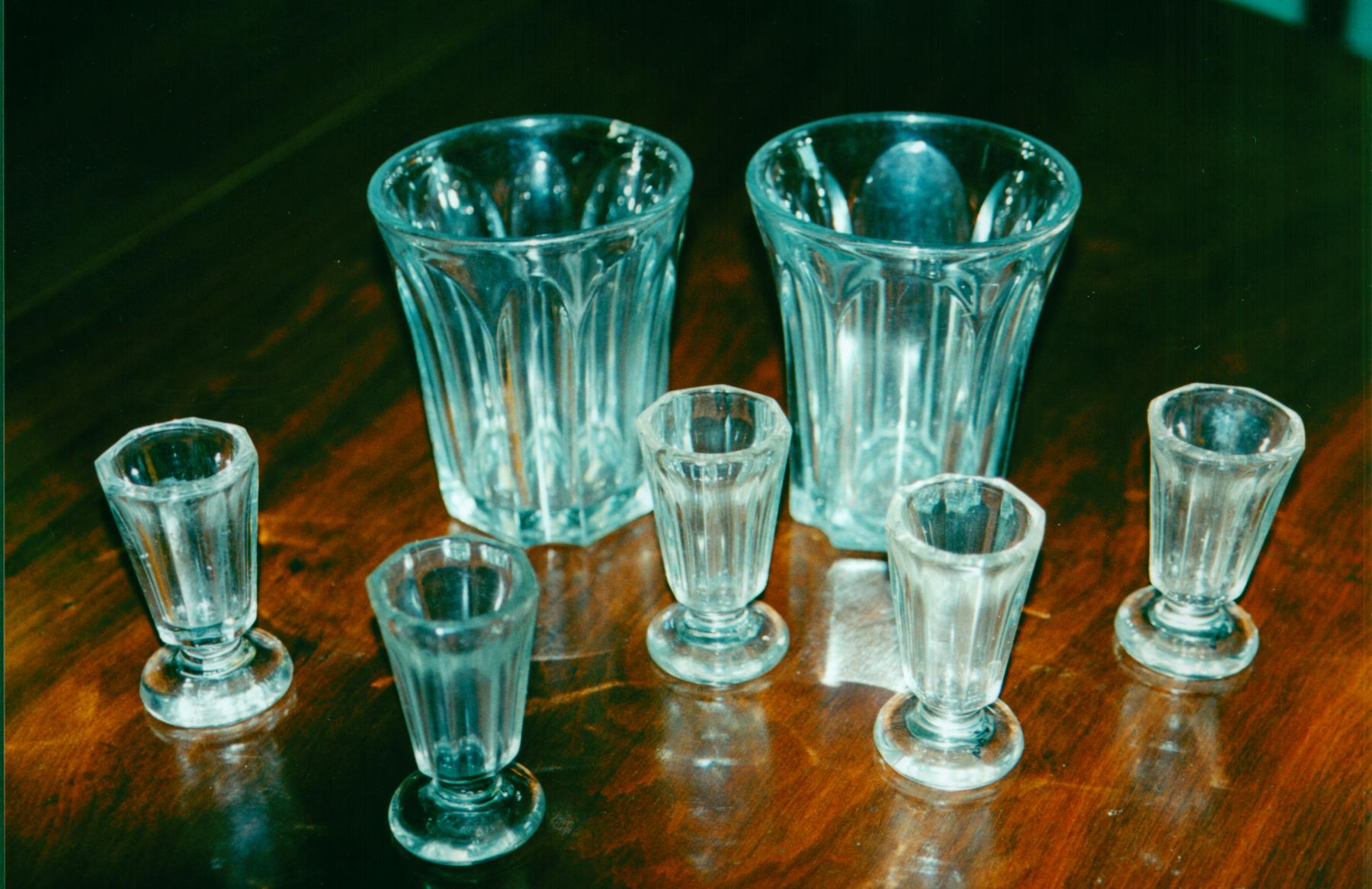 Griswold Inn Cordial and Flip Glasses