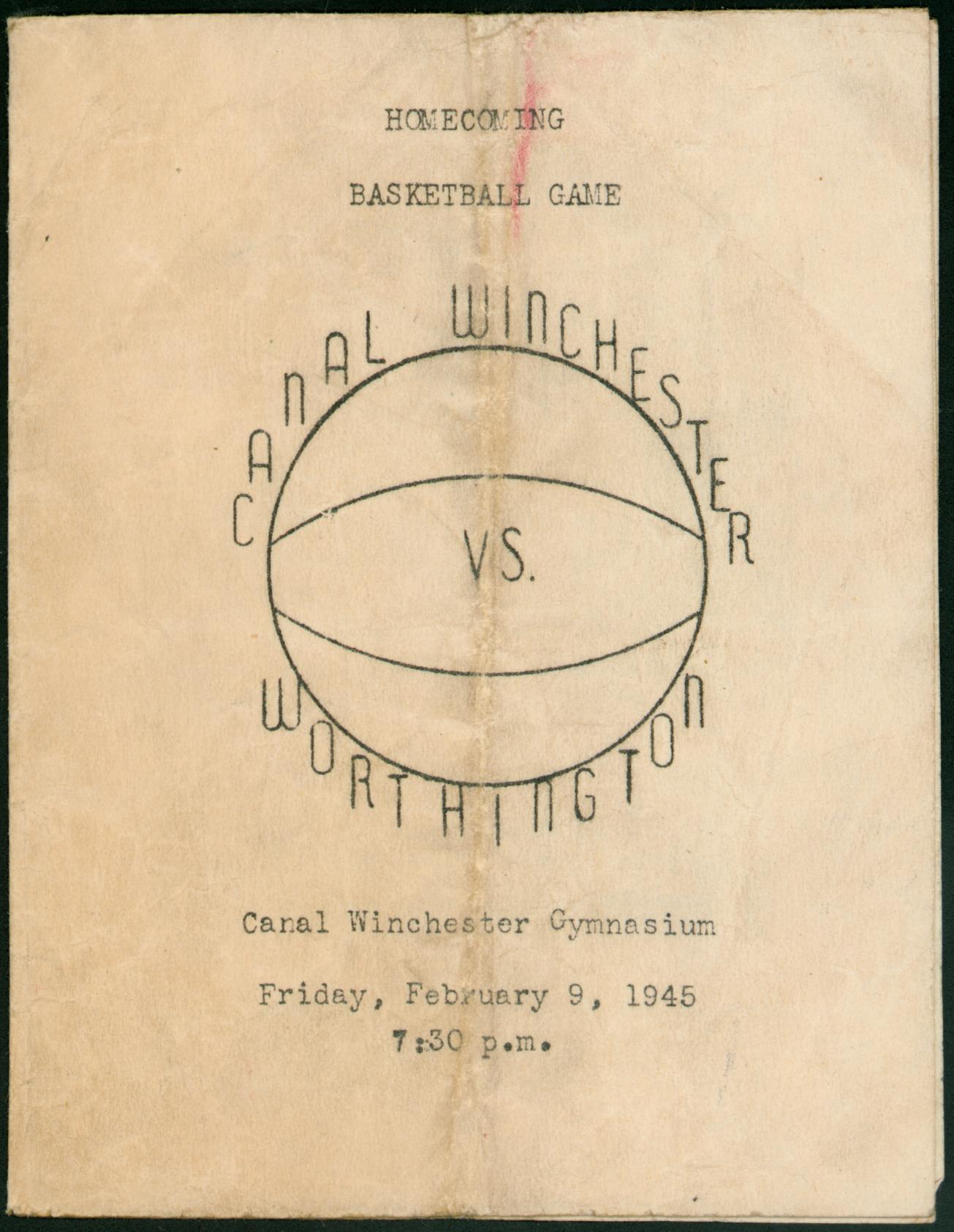 Homecoming Basketball Game Canal Winchester vs. Worthington