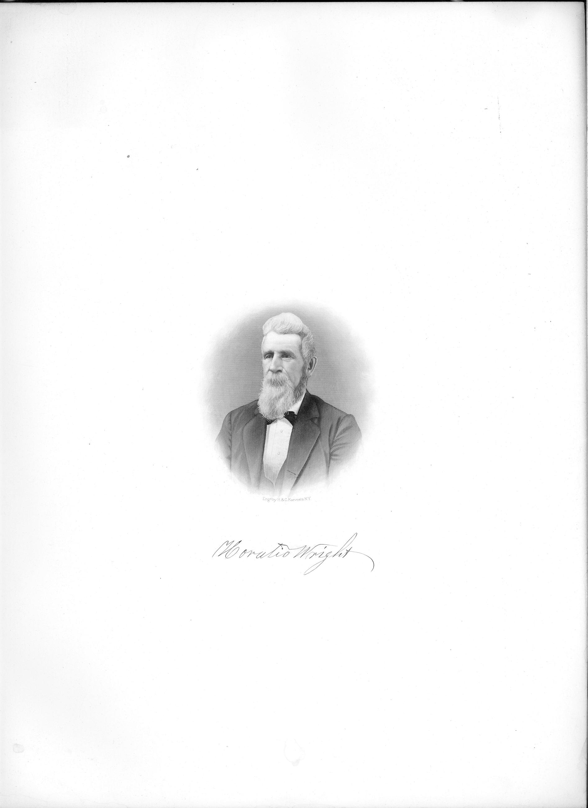 Horatio Wright Engraving