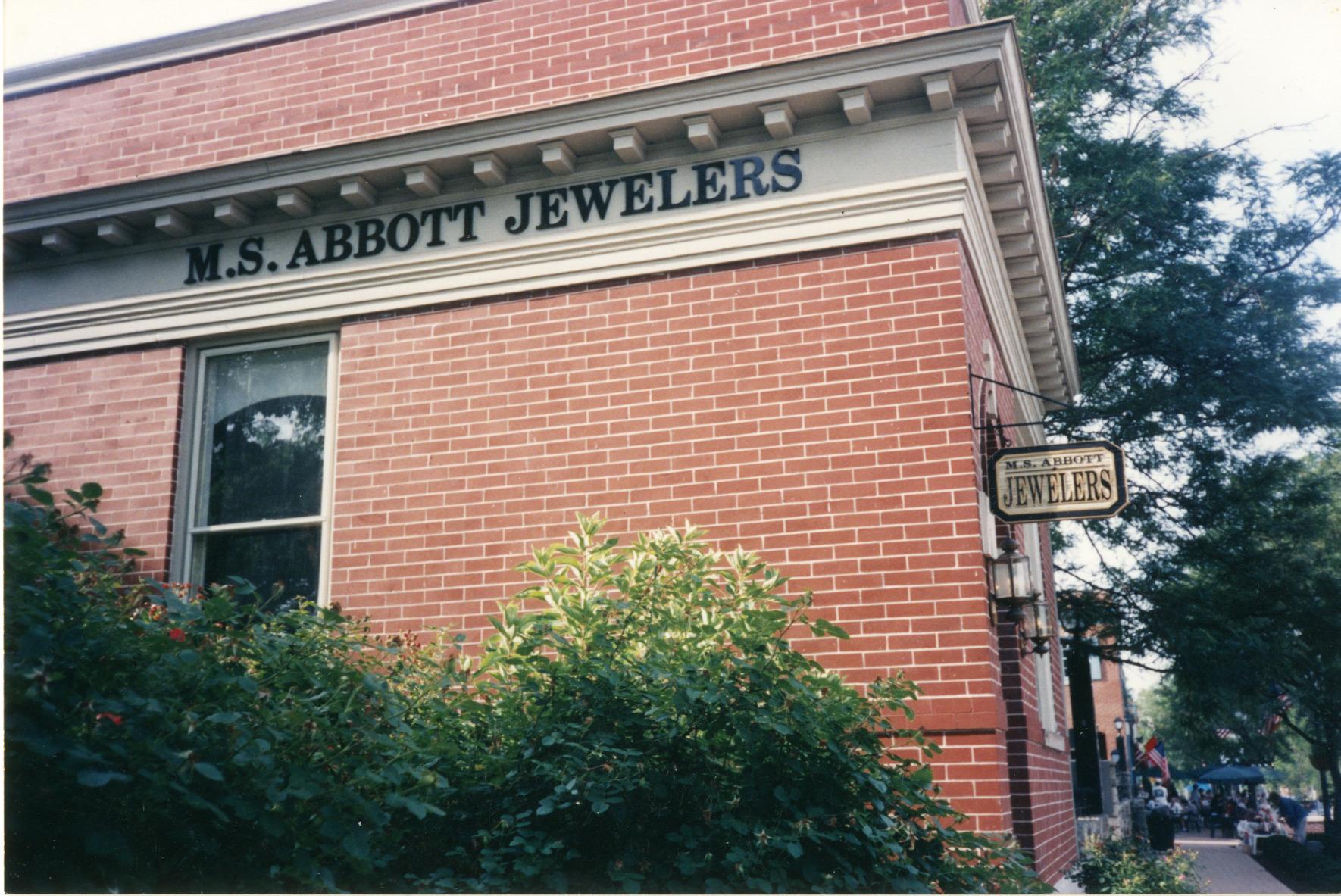M.S. Abbott Jewelers Building and Signs