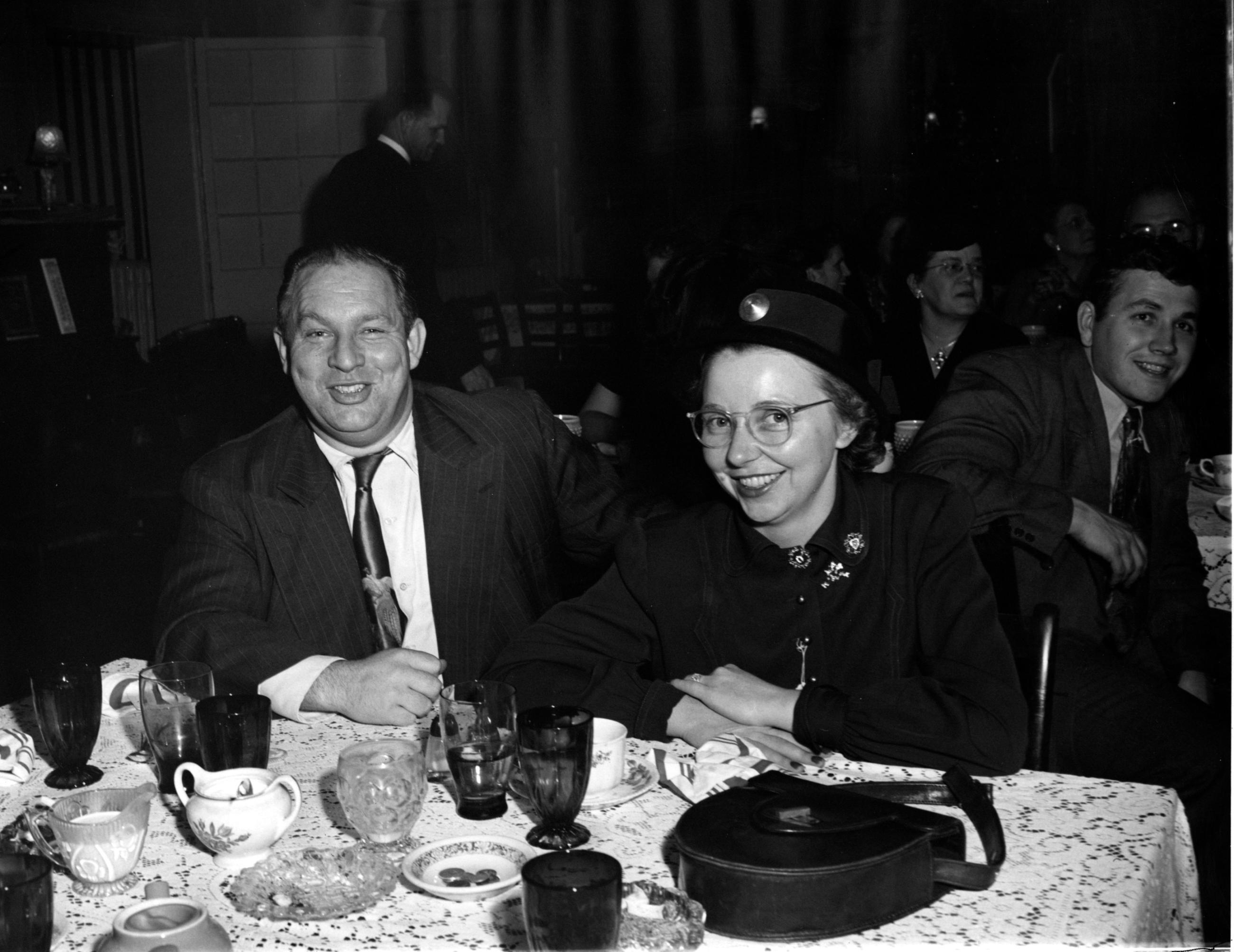 Max and Martha McConagha at the Worthington Business Association's Christmas Party