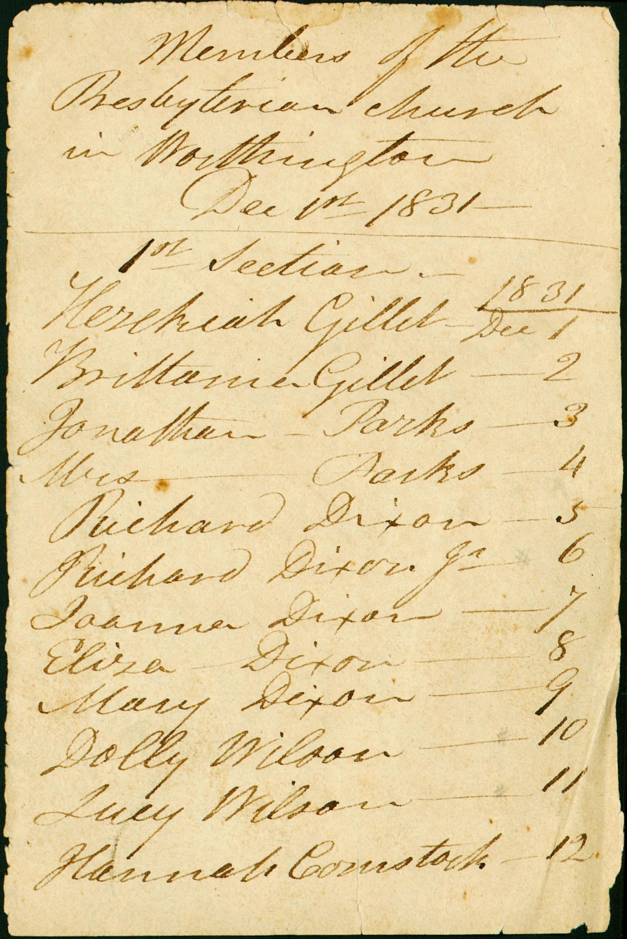 Membership Roster