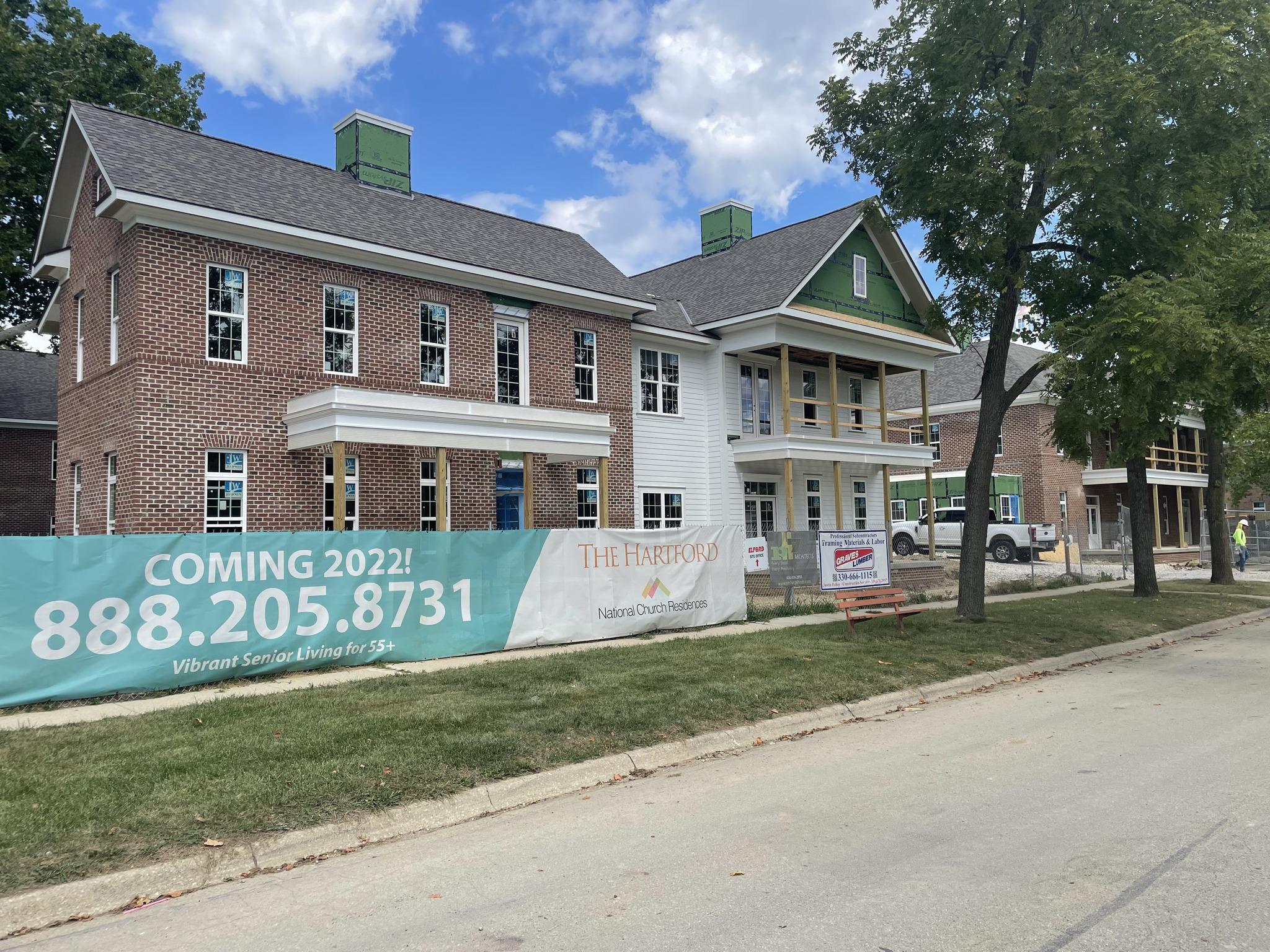 Photograph of Buildings Under Construction at Hartford at Stafford Village