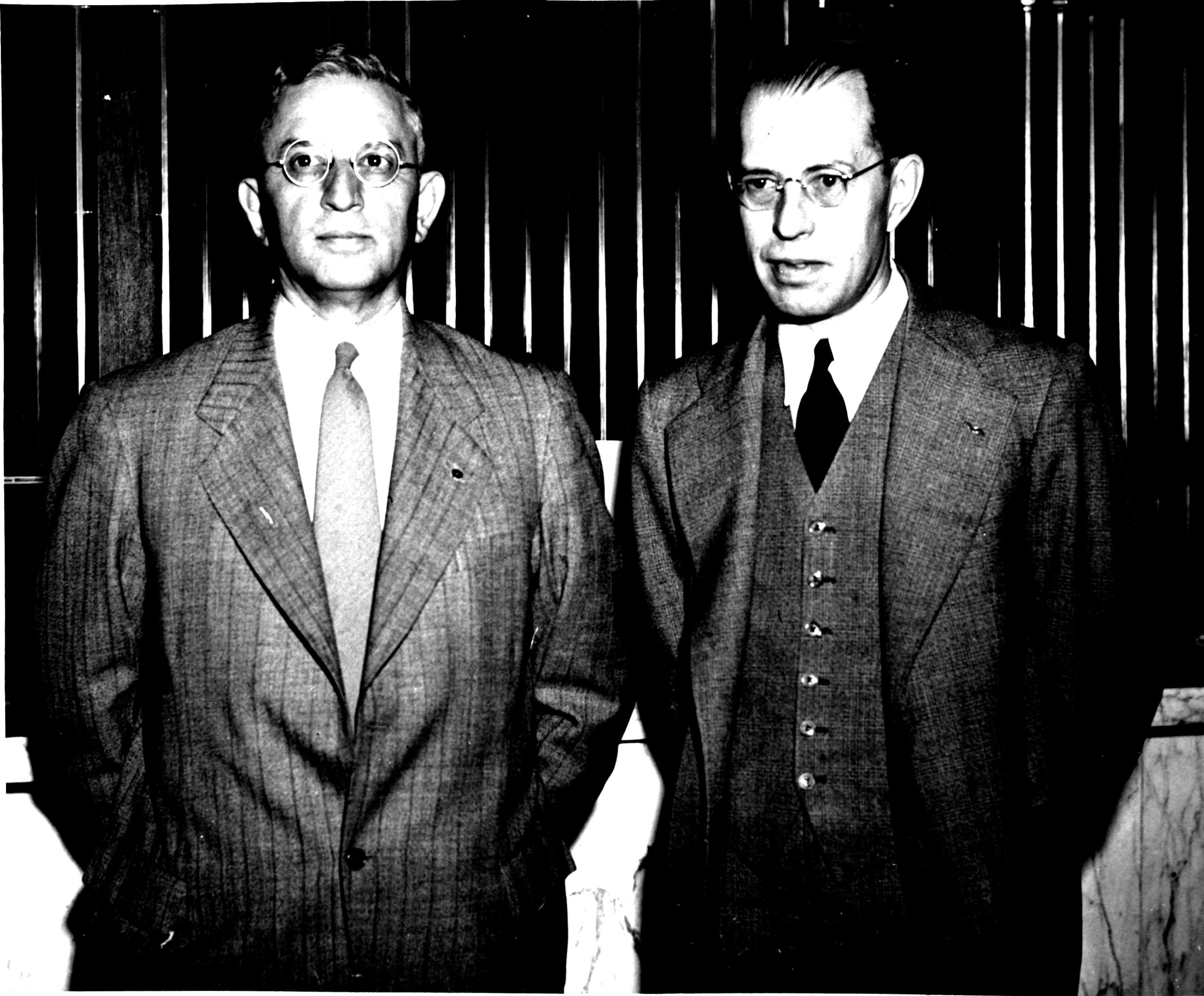 Photograph of Forrest Detrick and Arnold Wright