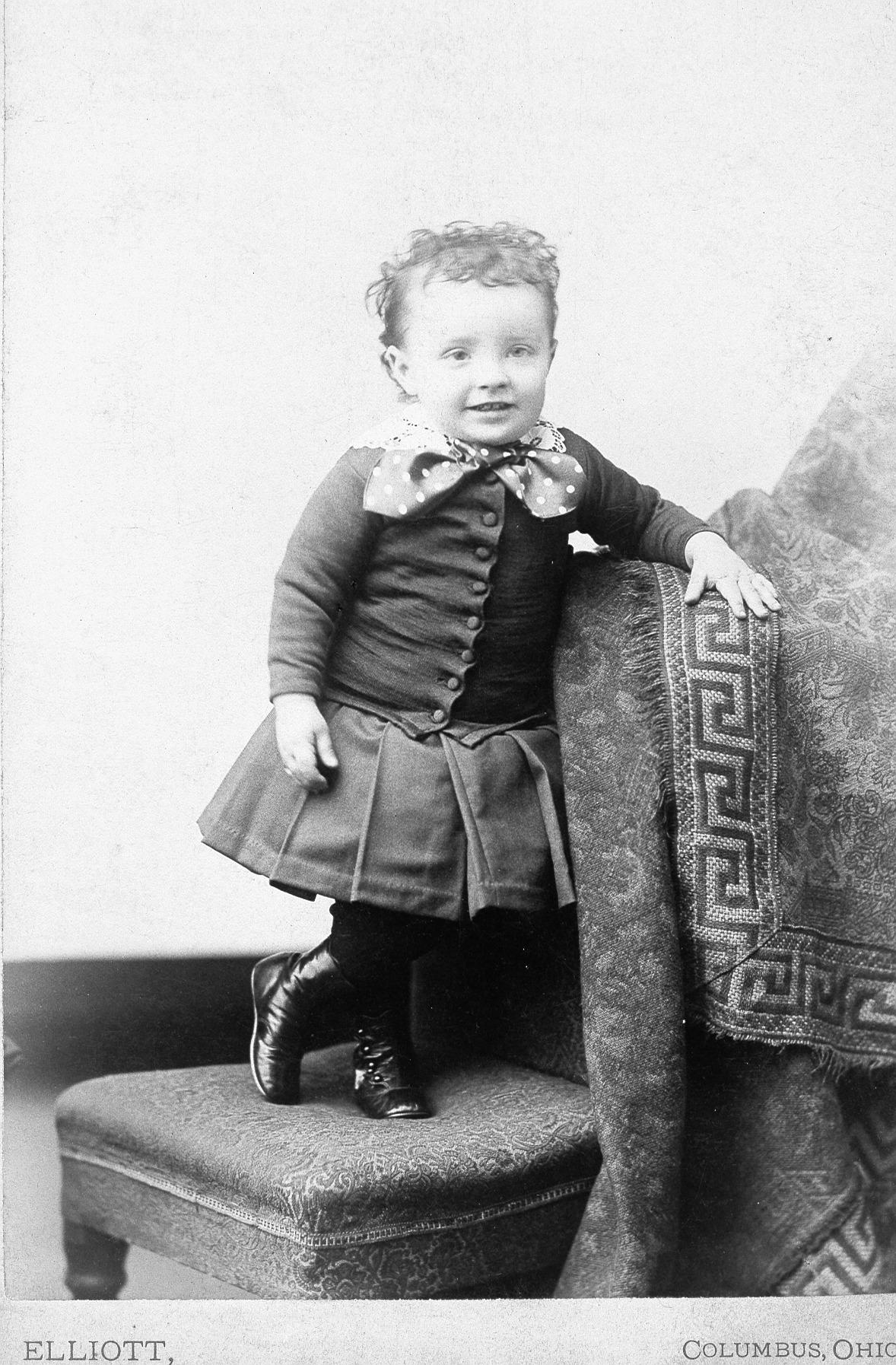 Photograph of Frame C. Brown as a Child