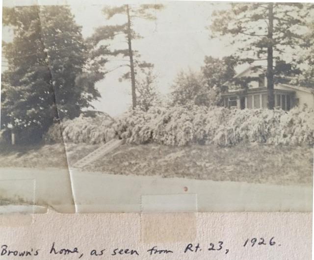 Photograph of Frame and Marie Brown’s House on the Brown Fruit Farm