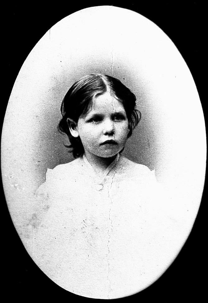 Photograph of Harriet "Hattie" Griswold, Age 7