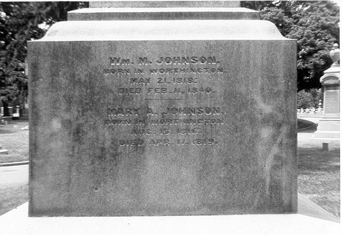 Photograph of Johnson Sessions Monument