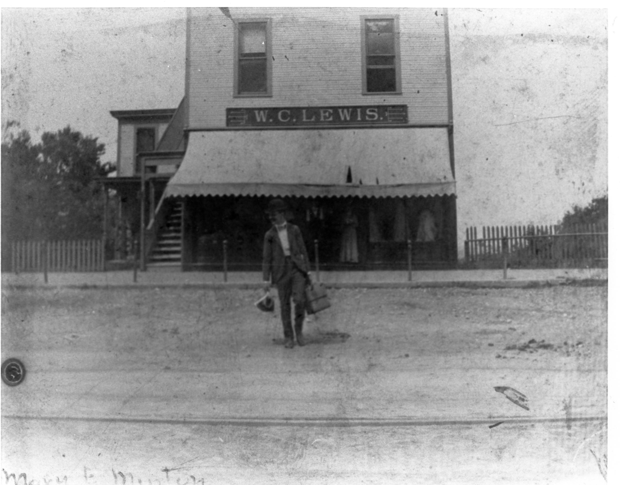 Photograph of W.C. Lewis Department Store