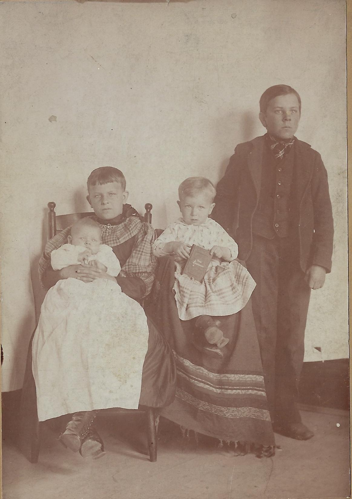 Photograph of the Children of John and Stella Wilcox